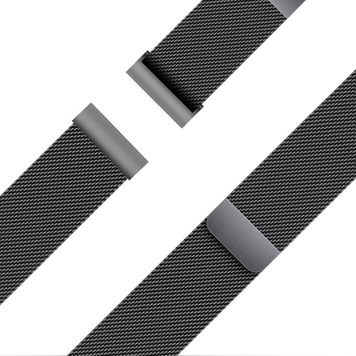 Bandz Garmin Forerunner 170 Milanese Loop Strap (Black)
