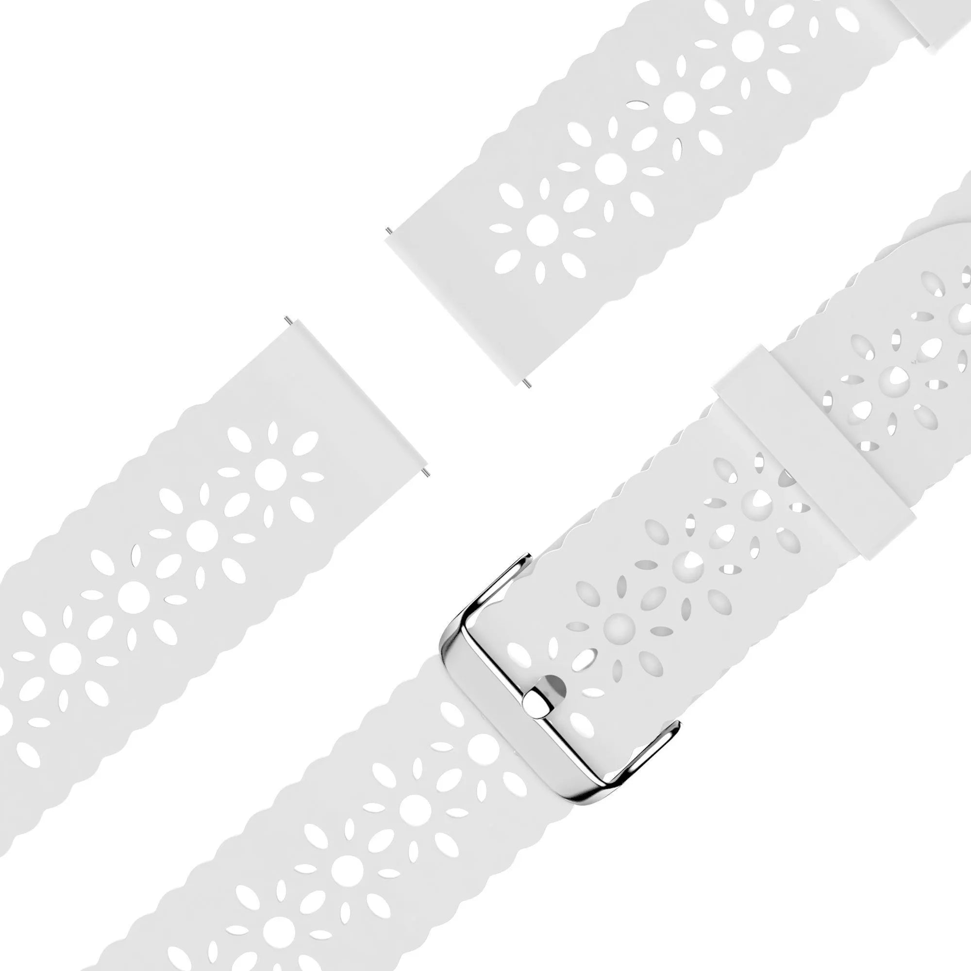 Bandz Bracelet silicone aéré ICE Smart 2.0 Square 1.70 (blanc)