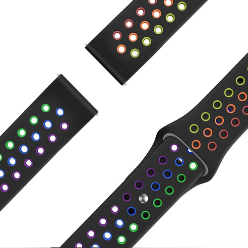 Bandz Bracelet sport 'Deluxe' Levowatch Eve (noir/multicolore)