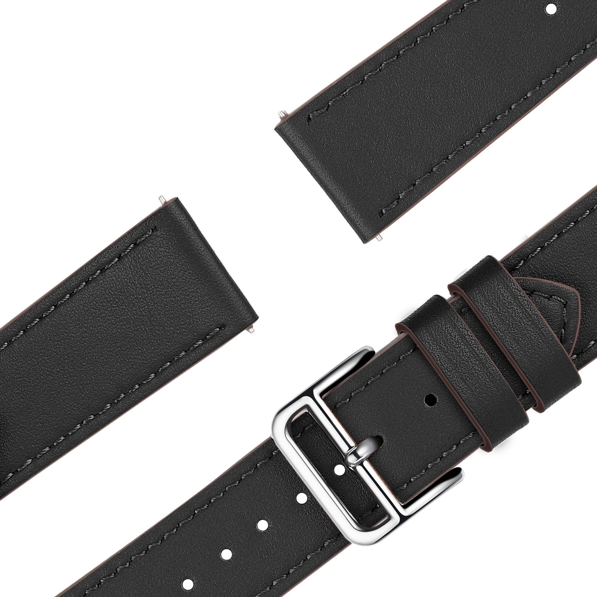 Bandz Huawei Watch GT 7 Pro Leather Strap 'Deluxe' (Black)