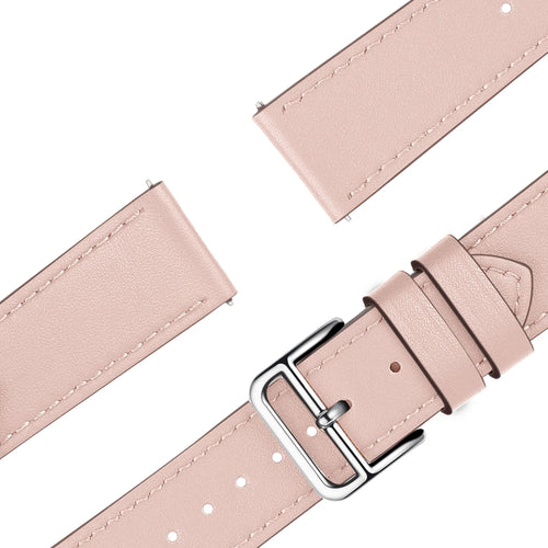 Bandz Bracelet cuir 'Deluxe' Oozoo Smartwatch 20mm (rose)