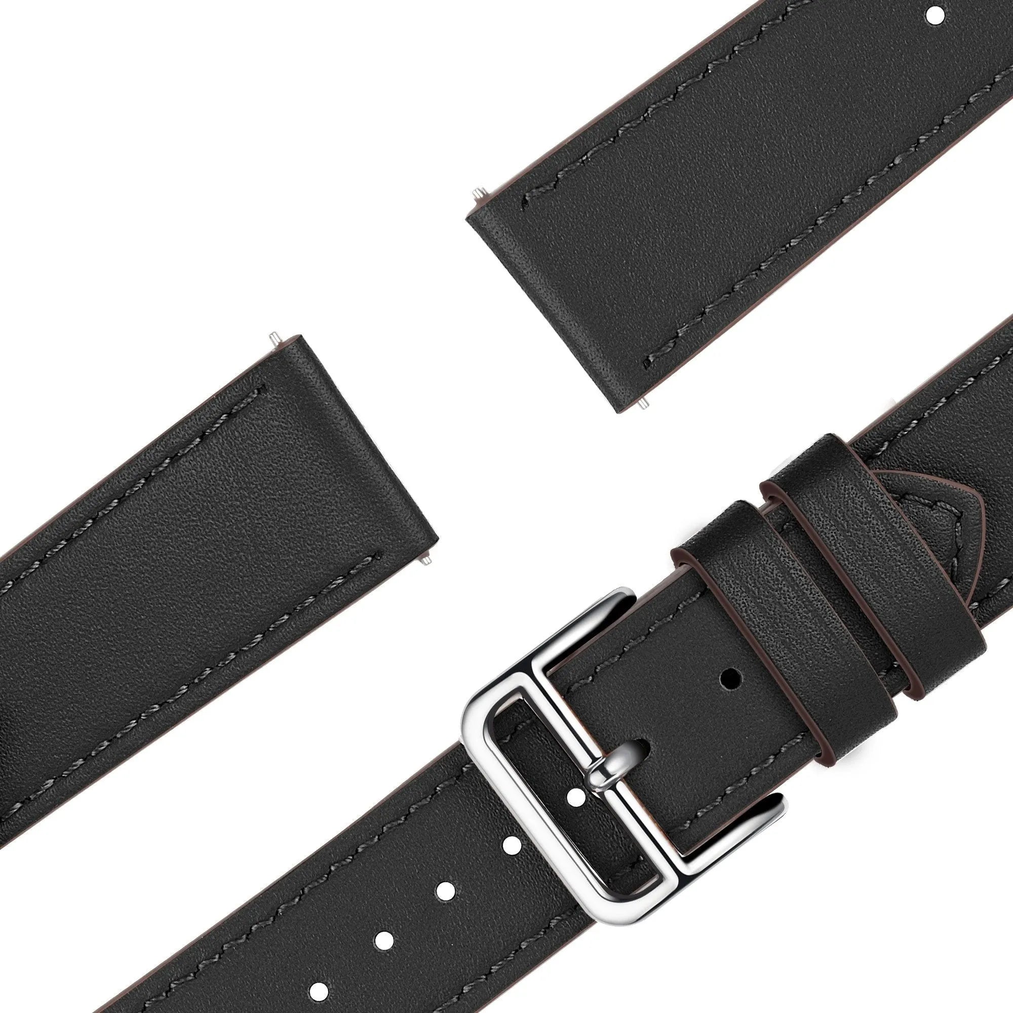 Bandz Bracelet cuir 'Deluxe' Coros Apex 2 (noir)