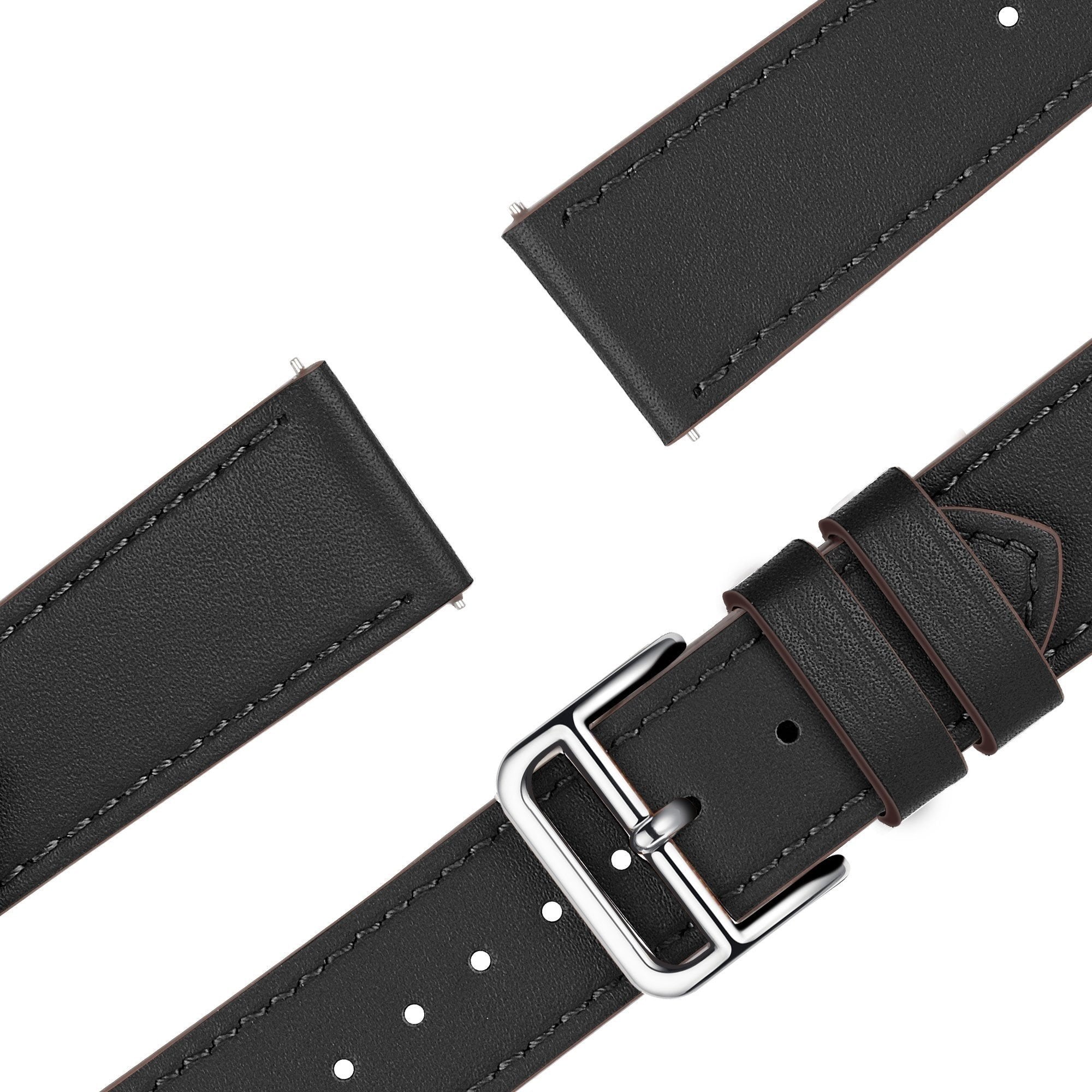 Bandz Bracelet cuir "Deluxe" Redmi Watch 5 Active (noir)