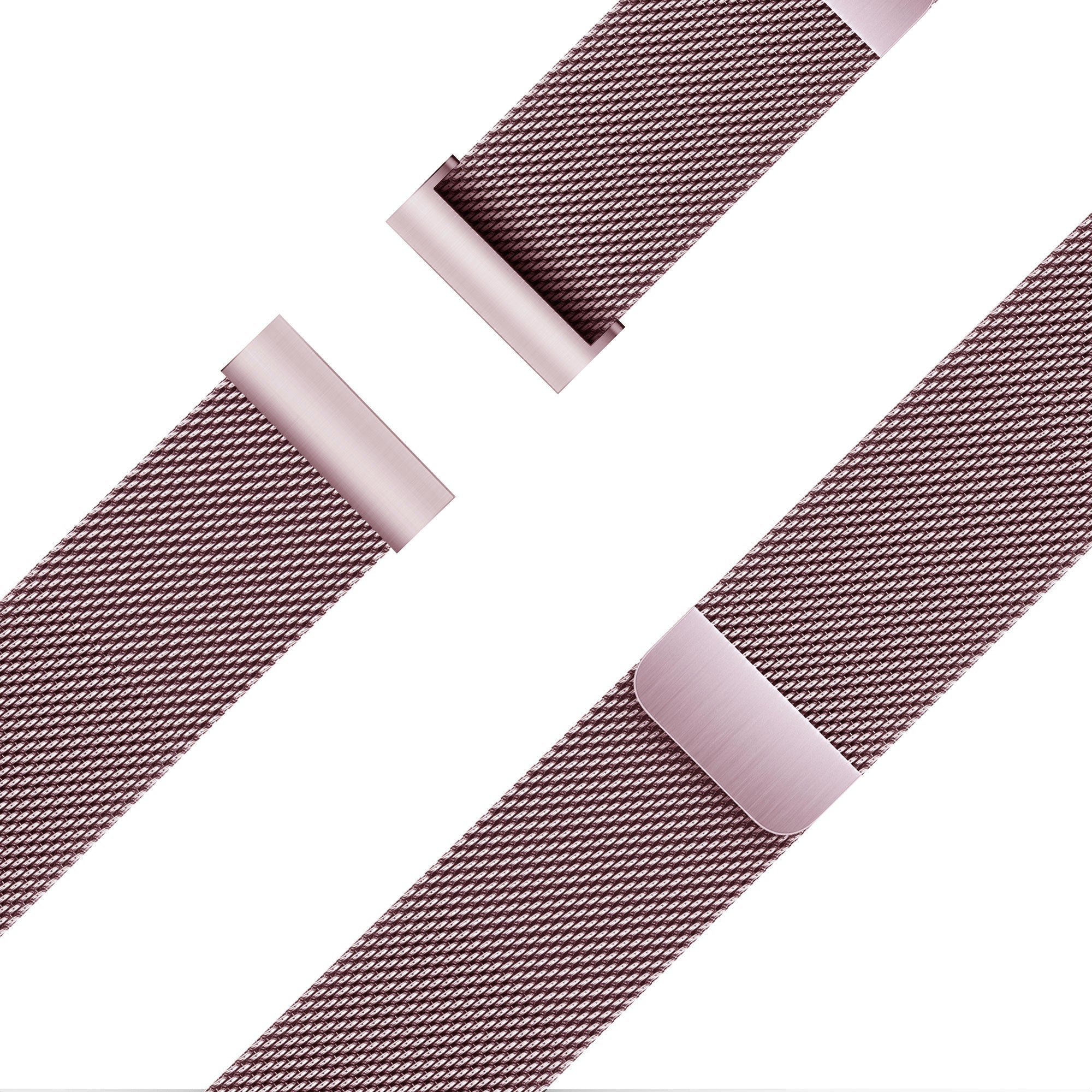 Bandz Bracelet milanais 'Loop' Garmin Forerunner 70 (rose)