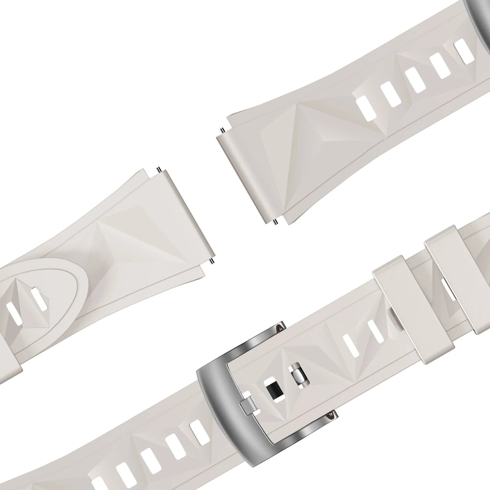 Bandz Bracelet silicone 'Easy Fit' Fossil Gen 6 - 42mm (lumière stellaire)