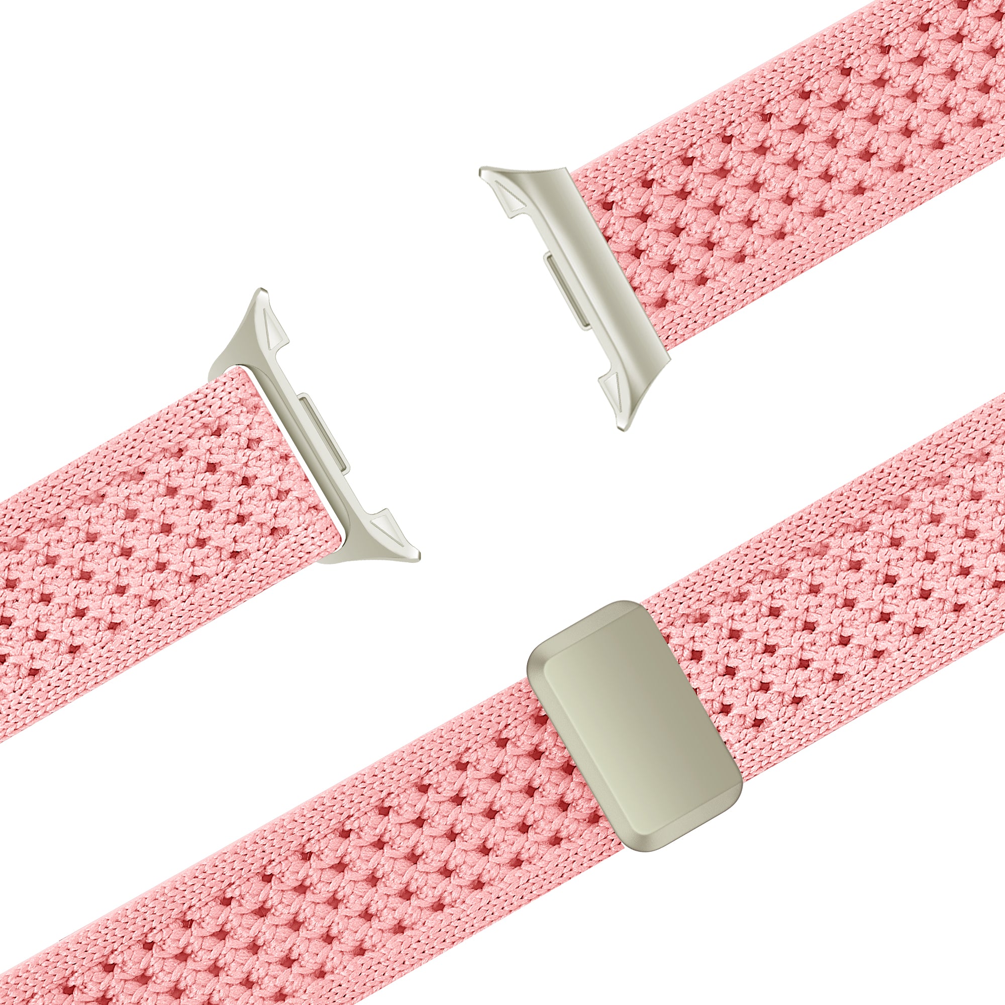 Bandz Bracelet nylon Vintage Samsung Galaxy Watch 8 Classic (rose)