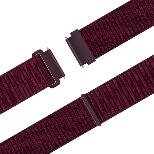 Bandz Bracelet nylon 'Easy Fit' Huawei Watch GT 3 42mm (prune)