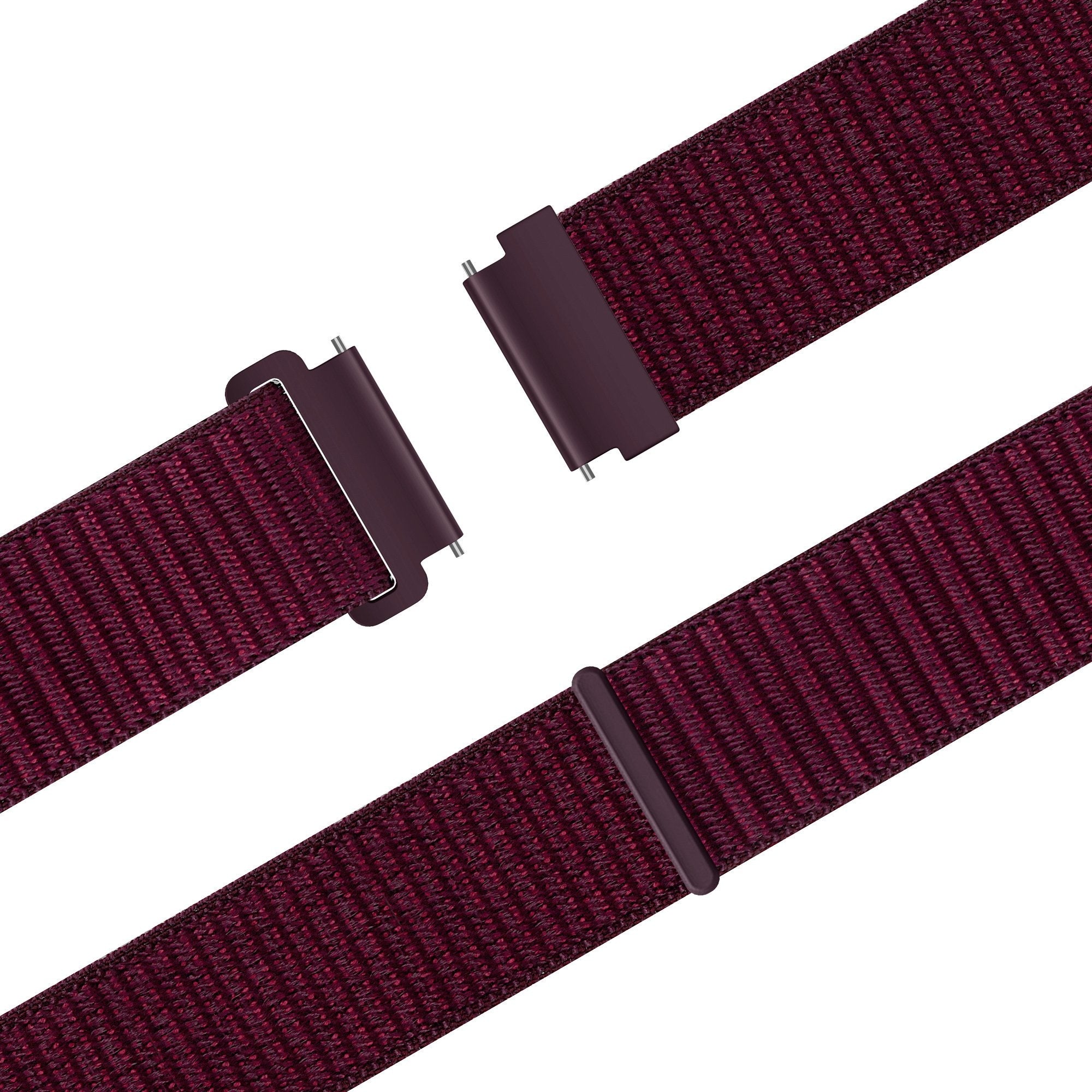 Bandz Bracelet nylon 'Easy Fit' Huawei Watch GT 3 42mm (prune)