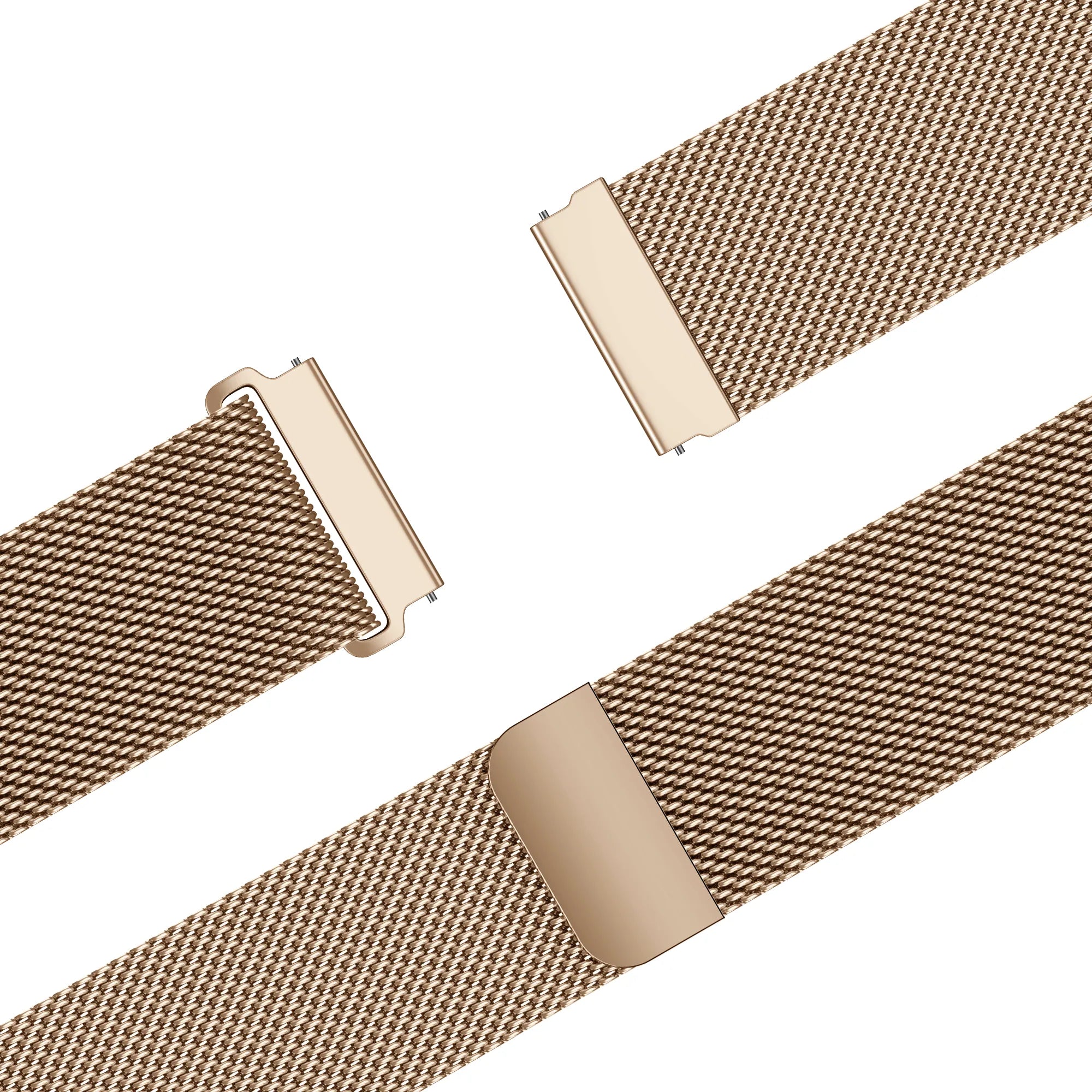 Bandz Bracelet milanais 'Easy fit' Huawei Watch GT 5 Pro - 42mm (or rose)