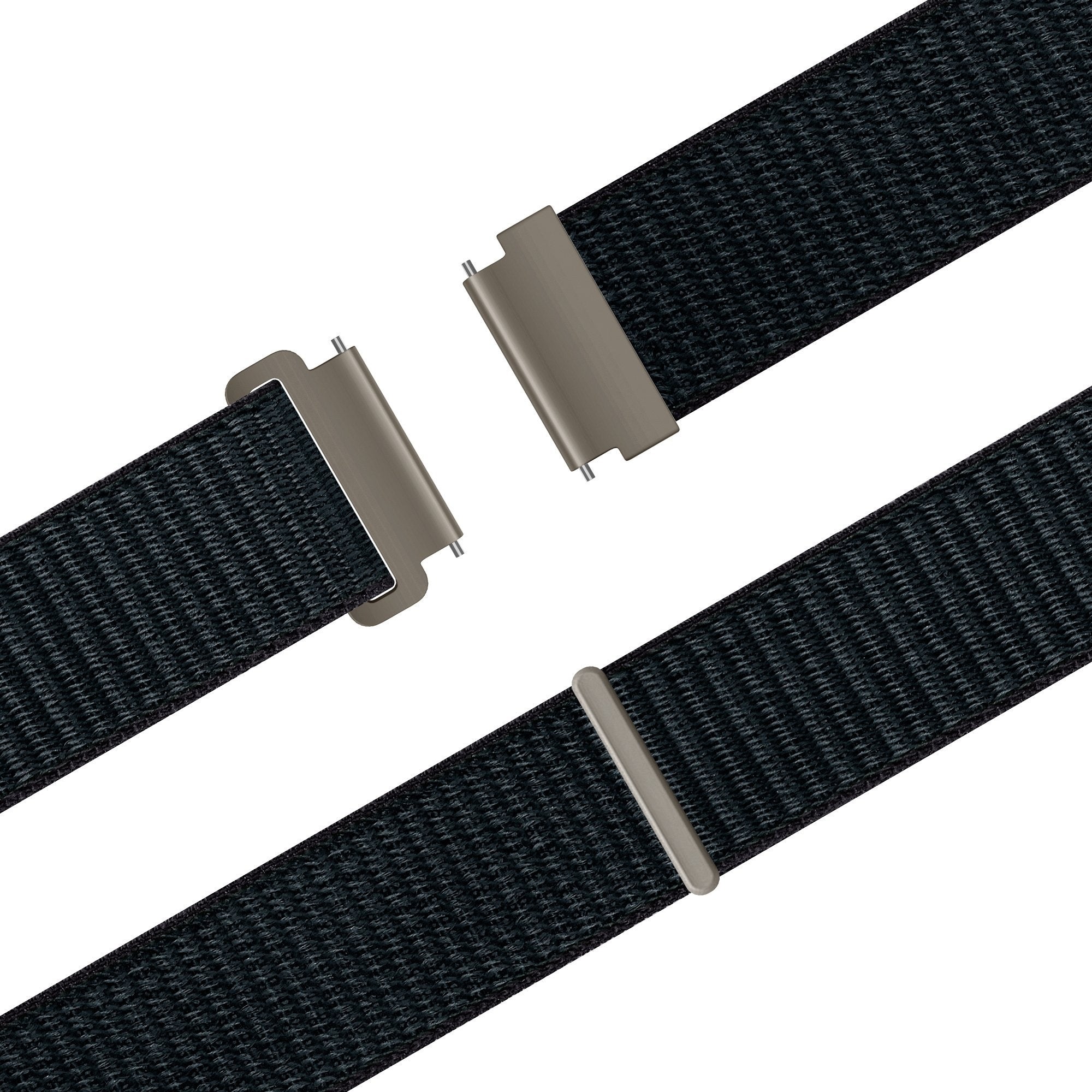 Bandz Bracelet nylon 'Easy Fit' Samsung Gear S3 (bleu/gris