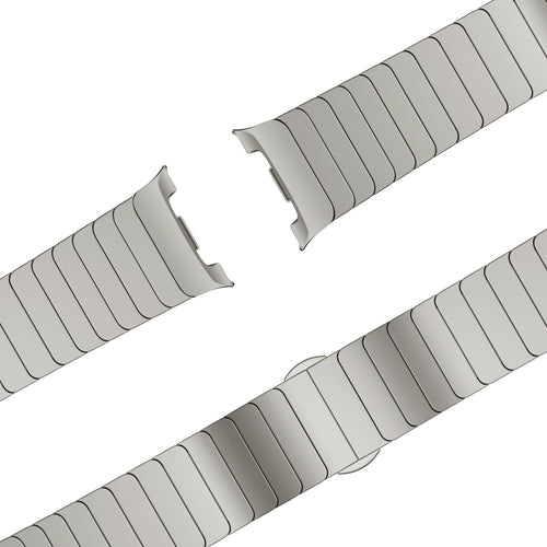Bandz Bracelet acier 'One Bead' Samsung Galaxy Watch 8 - 40mm (titane)