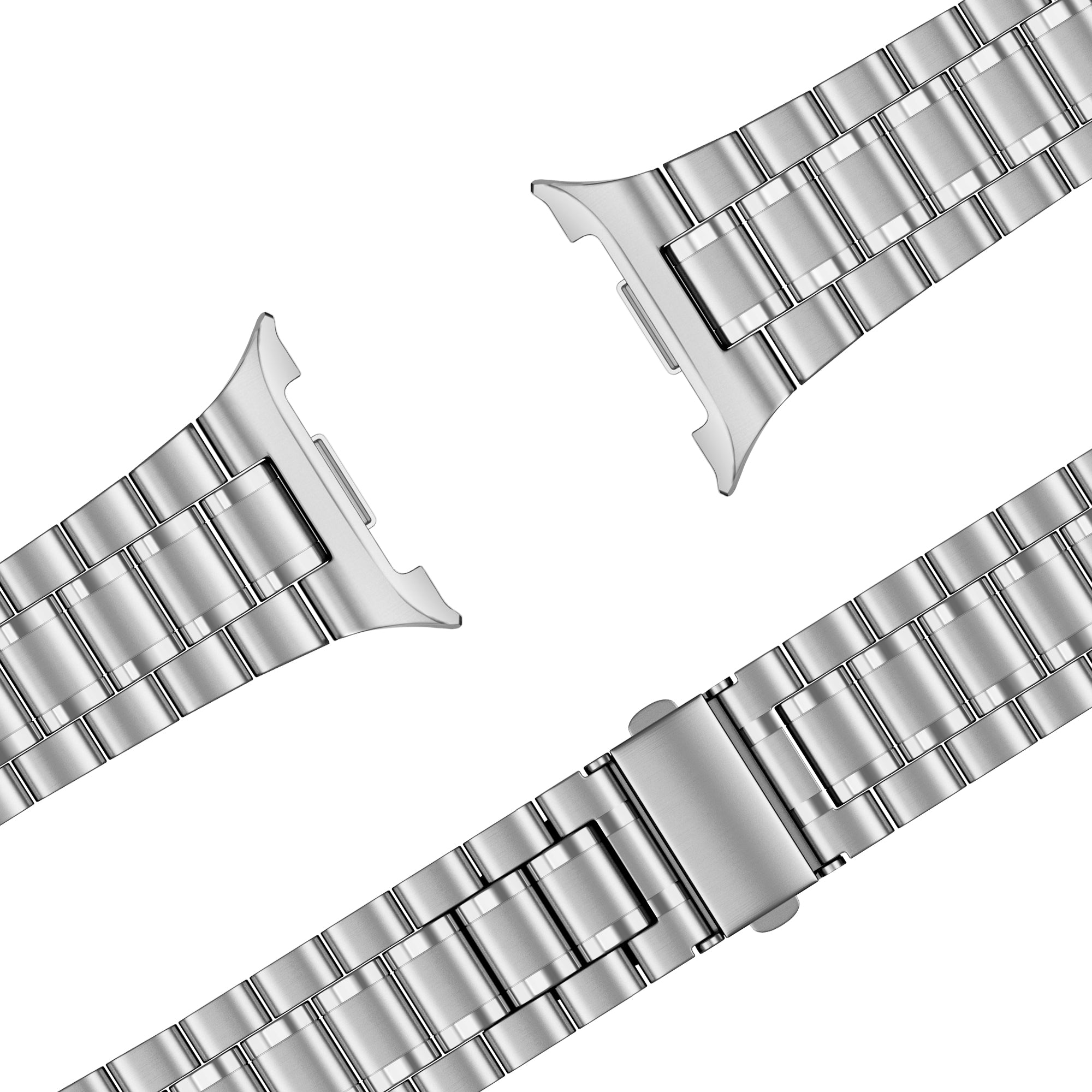 Bandz Bracelet acier 'Deluxe' Samsung Galaxy Watch 8 - 40mm (argent)