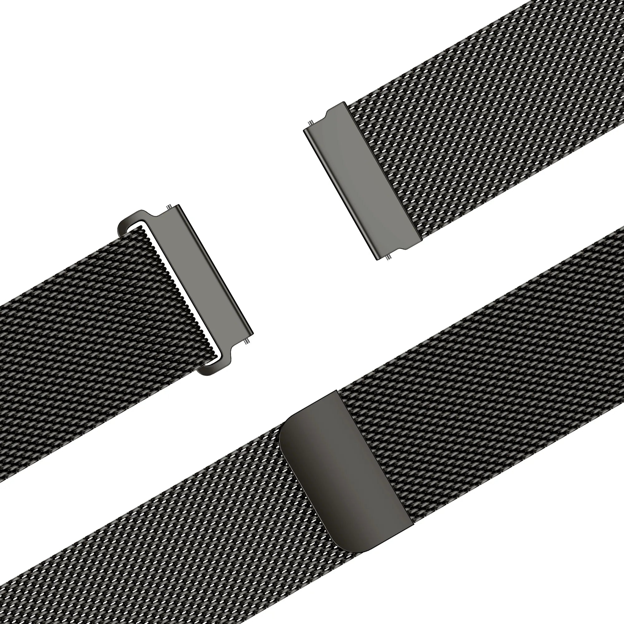 Bandz Bracelet milanais 'One Push' Samsung Gear S3 (gris titane)