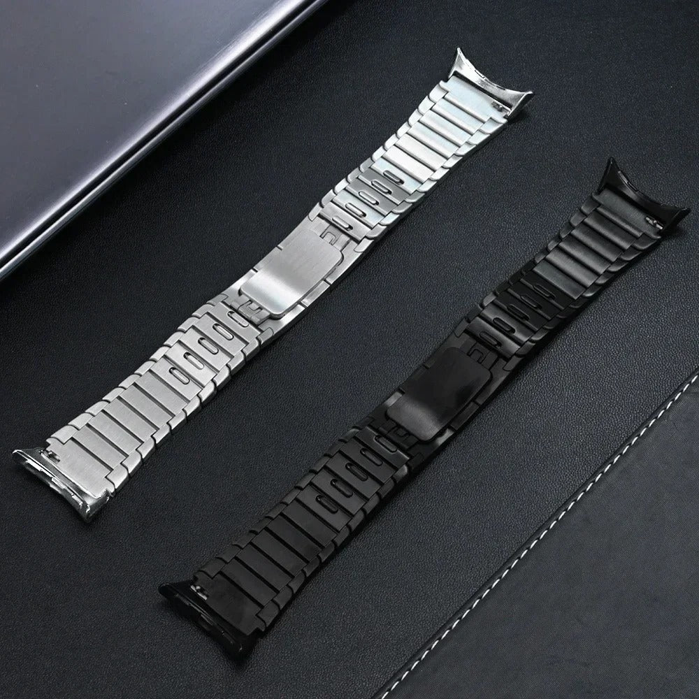 Bracelet métal premium à maillons Google Pixel Watch 5 - 45mm (argent)