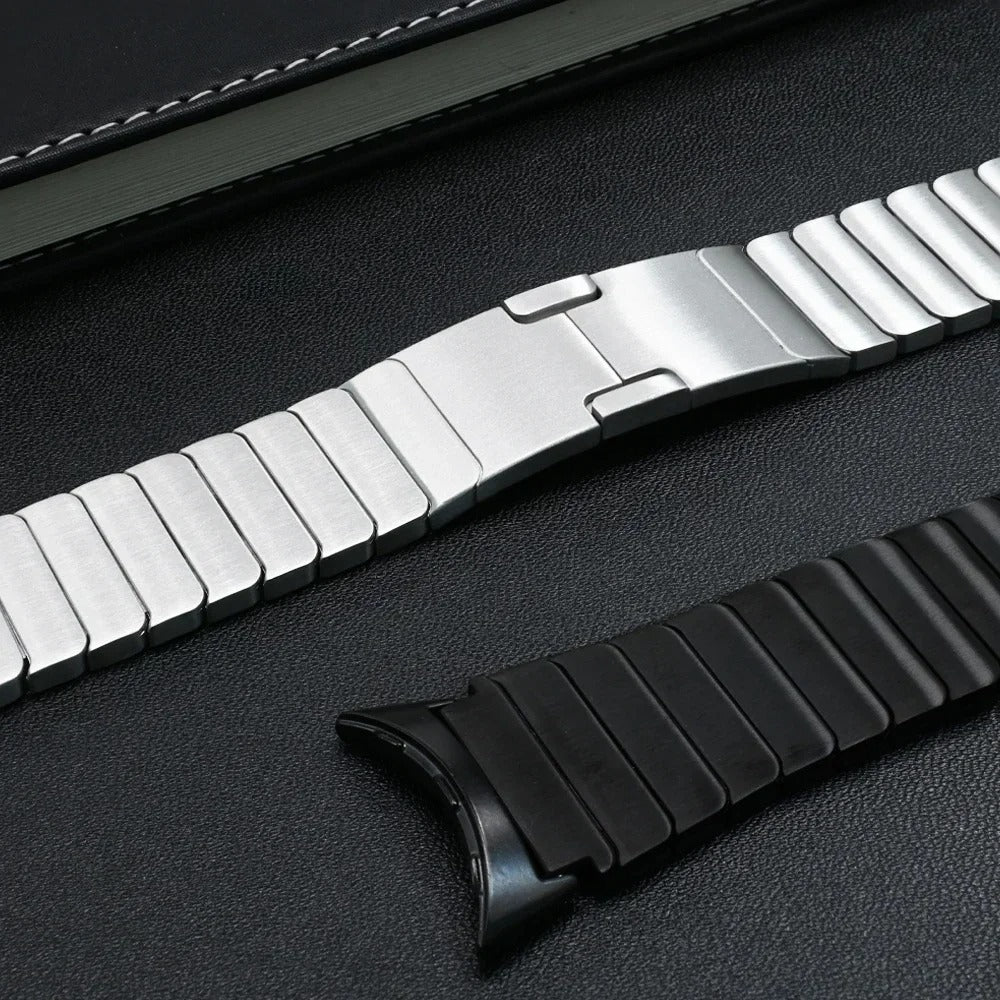 Bracelet métal premium à maillons Google Pixel Watch 5 - 45mm (argent)