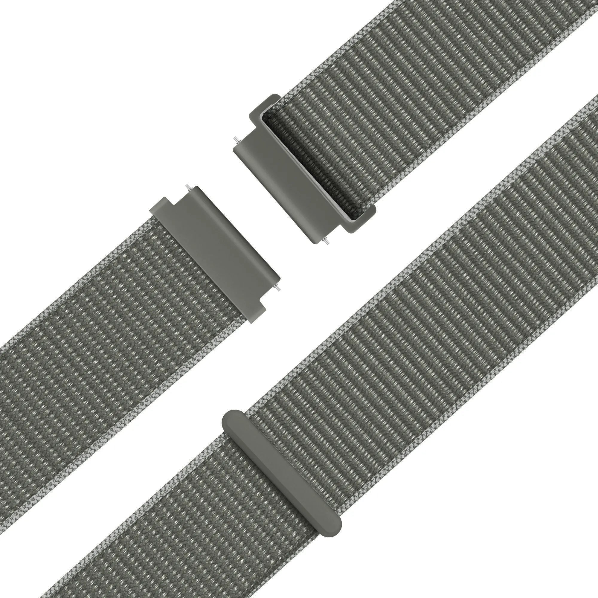 Bandz Bracelet nylon Garmin Venu 2 (gris-vert)