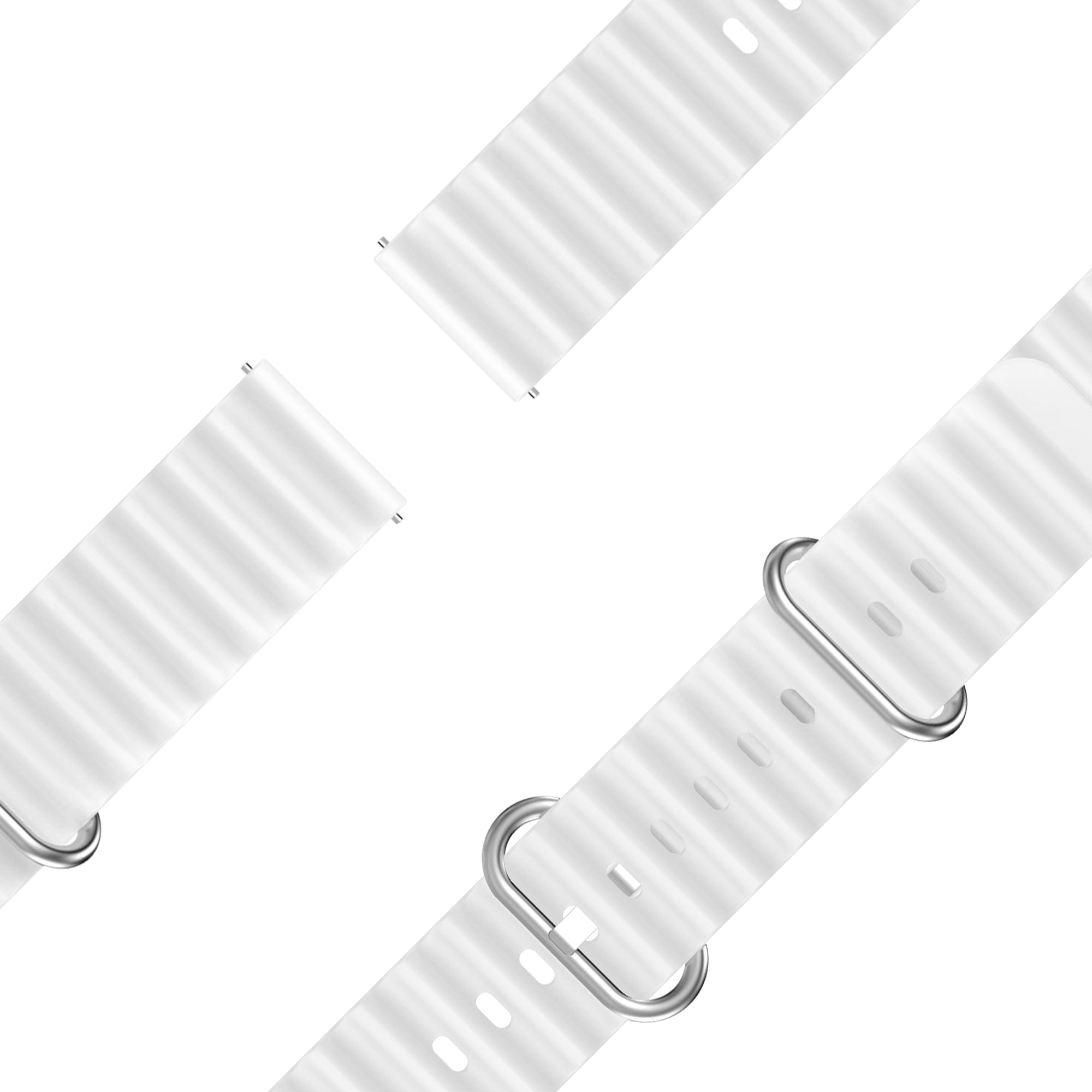 Bandz Bracelet Océan 'Classic' Garmin Vivoactive 6 (blanc)