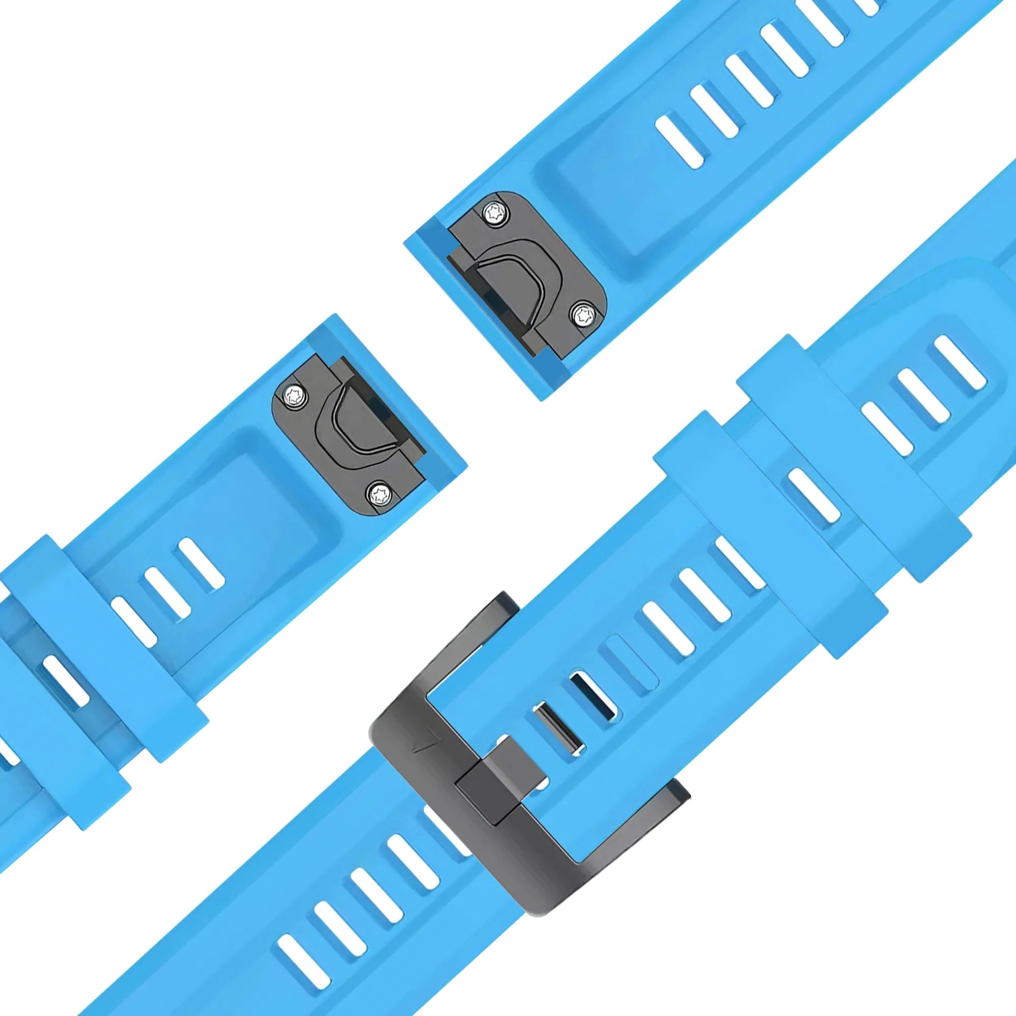 Bandz Bracelet silicone 'Classic' Garmin Approach S70 - 47mm (bleu ciel)