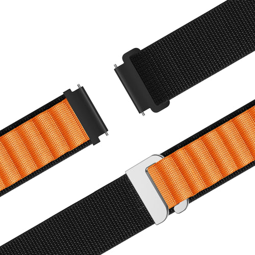 Bandz Bracelet Alpine Garmin Forerunner 170 (noir/orange)