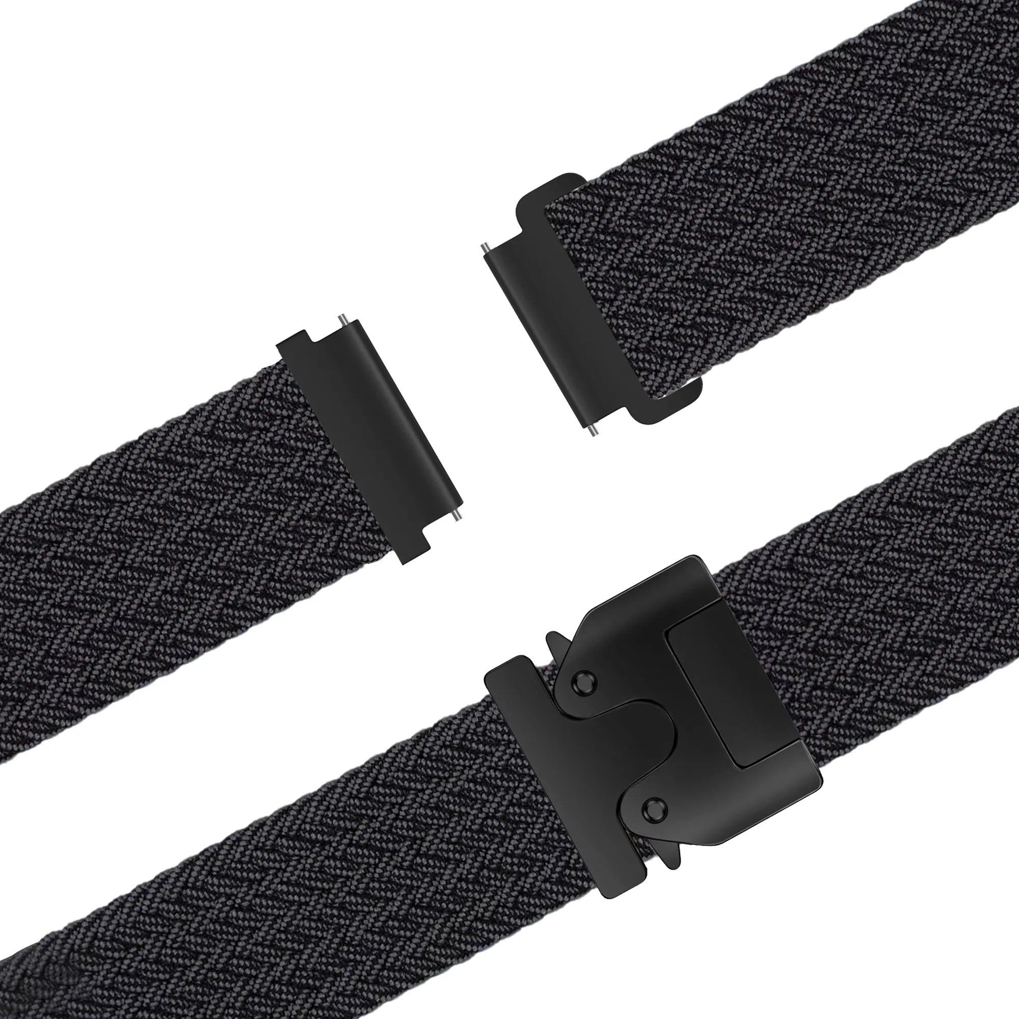 Bandz Bracelet tressé 'Parachute' Garmin Venu 2 (graphite)