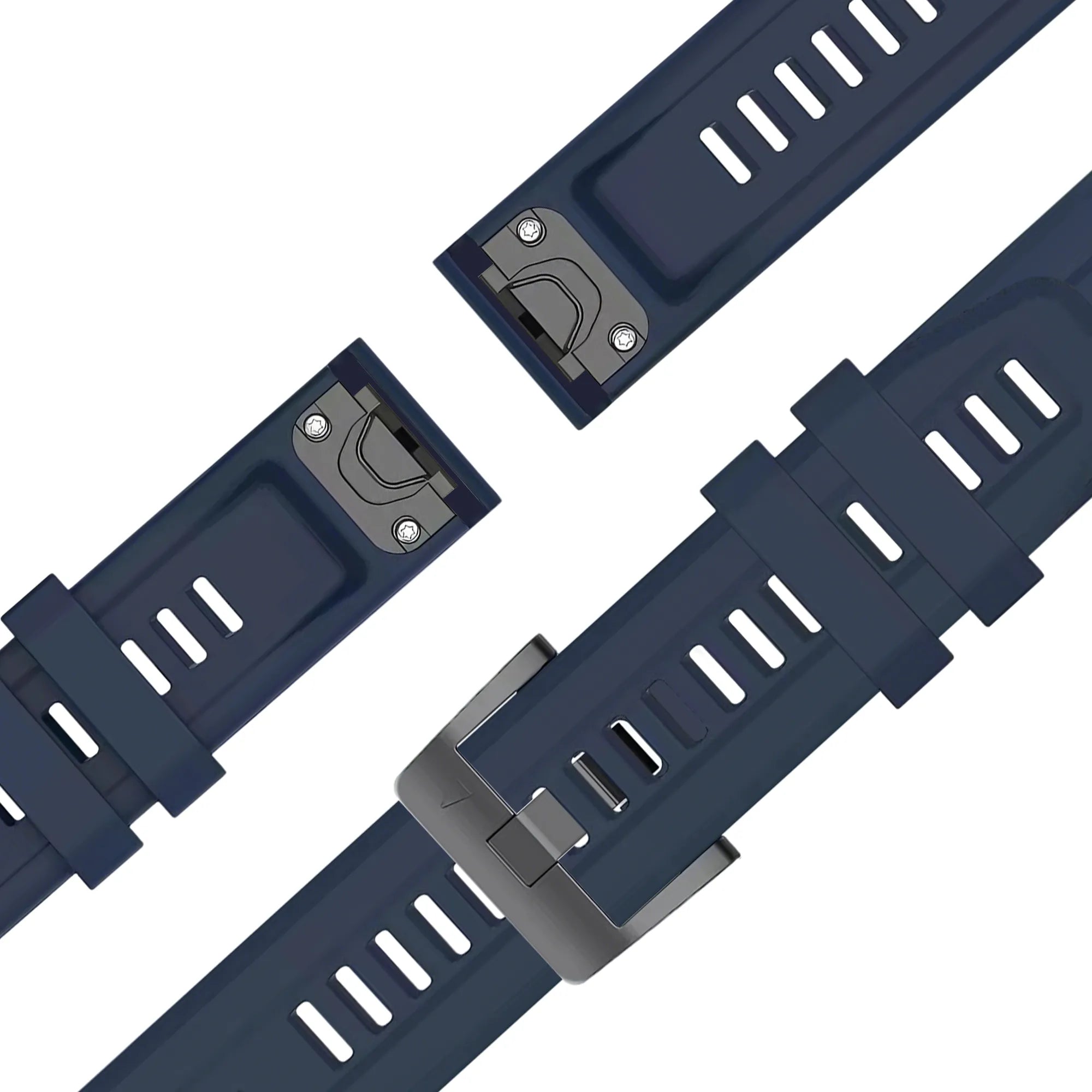 Bandz Bracelet silicone 'Classic' Garmin Enduro 1 / 2 / 3 (bleu foncé)