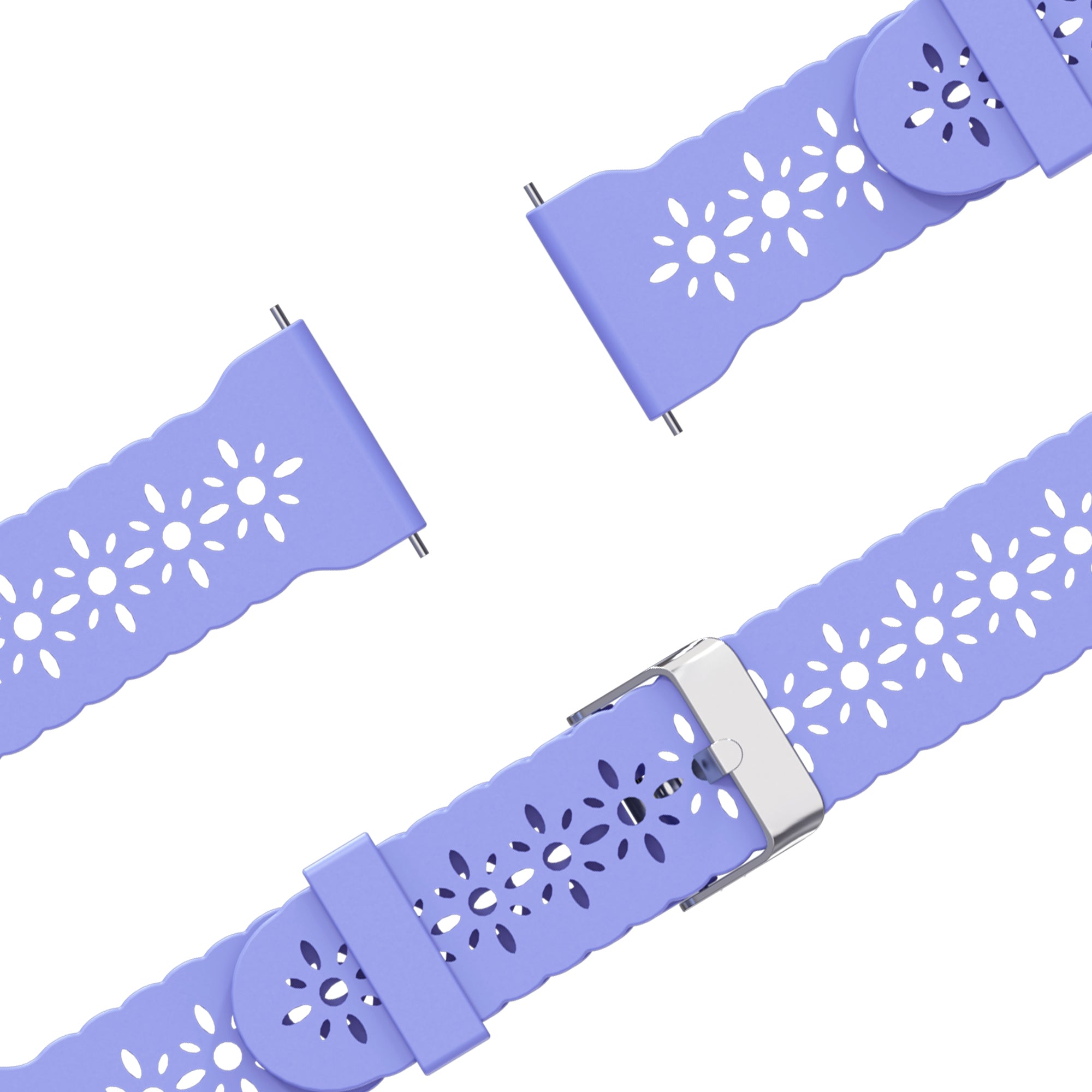 Bandz Bracelet silicone 'Lace' Garmin Vivoactive 6 (mauve)