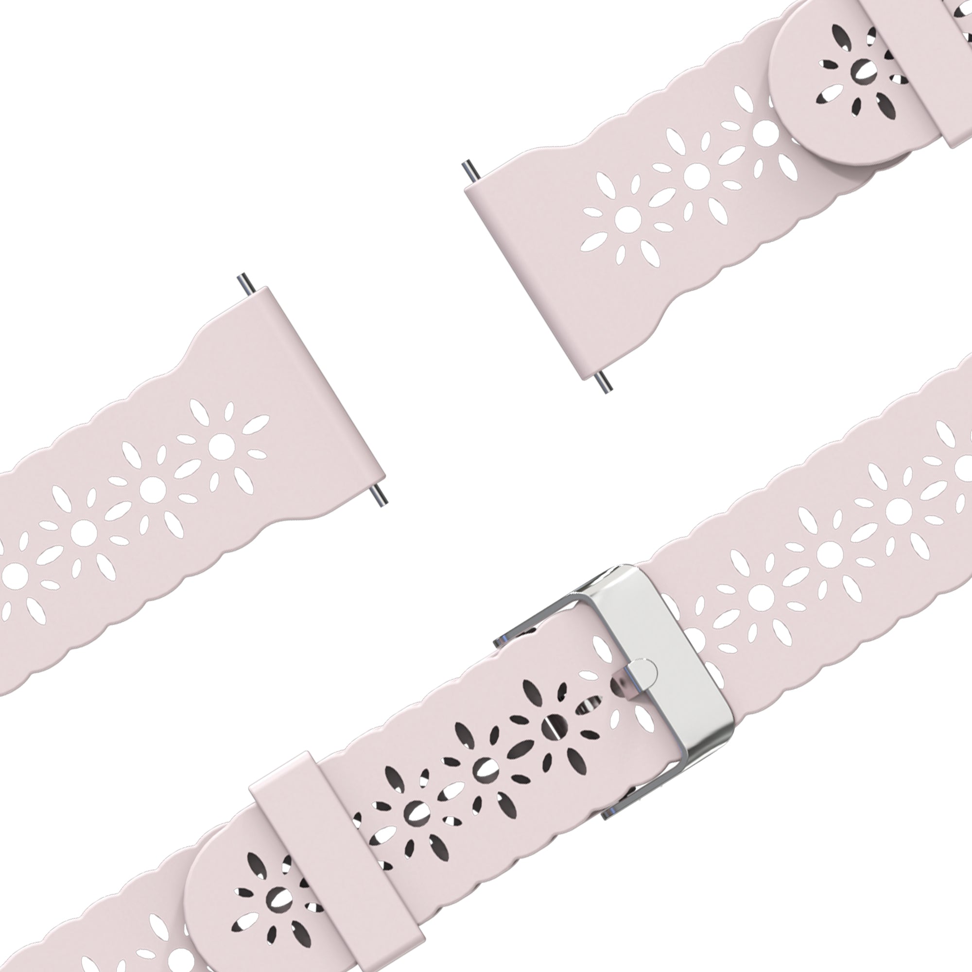 Bandz Bracelet silicone 'Lace' Garmin Vivoactive 6 (rose)