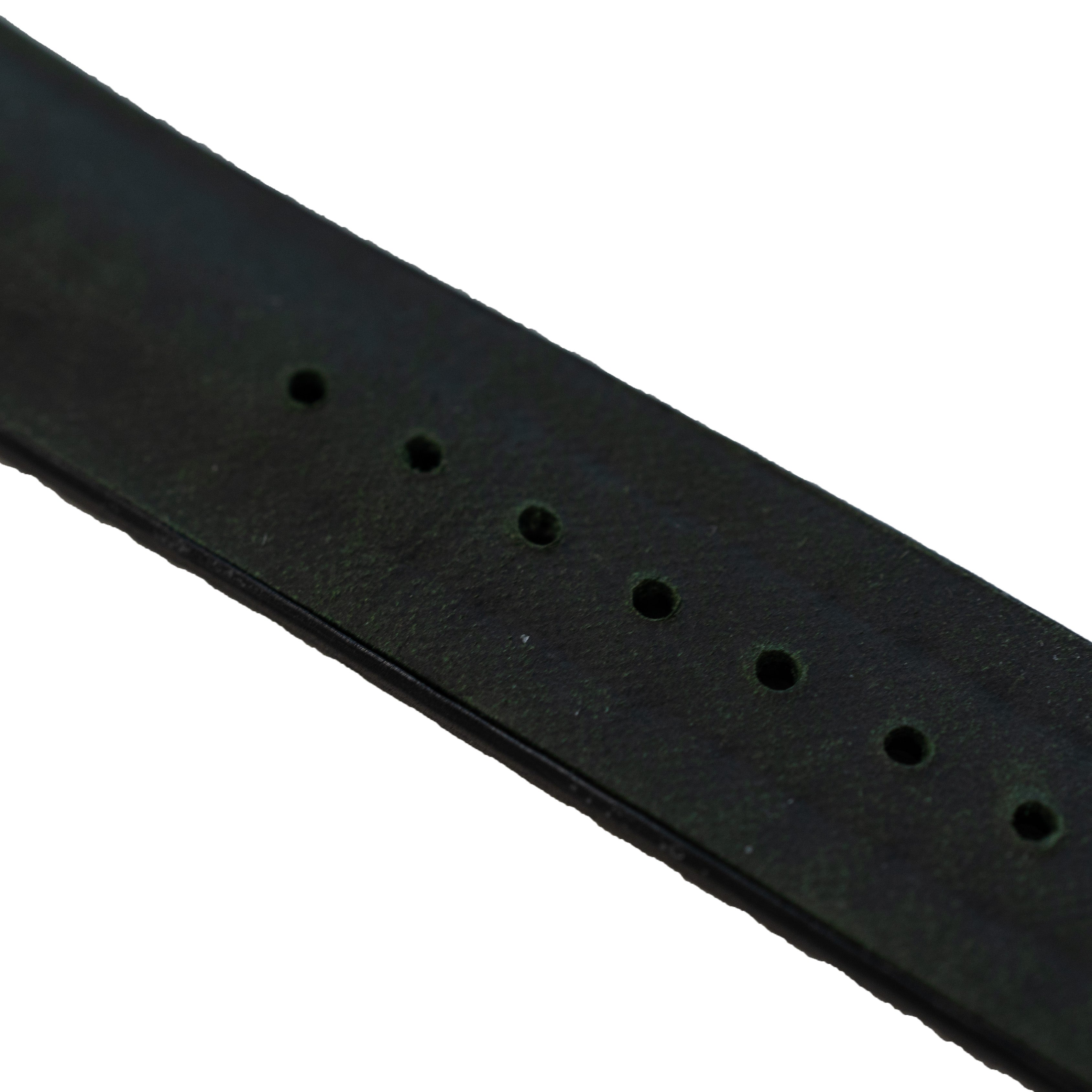 Bracelet cuir et silicone Withings ScanWatch Nova (vert)