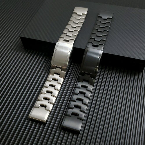 Bracelet titane Garmin D2 Mach 1 Pro (noir)