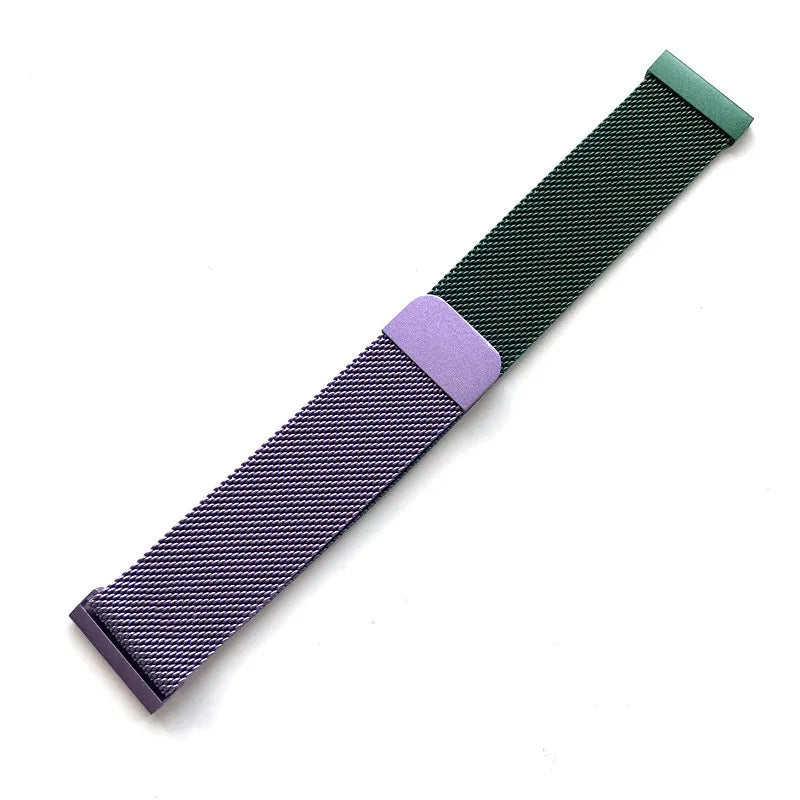 Bracelet milanais Suunto Nautic S (violet/vert)