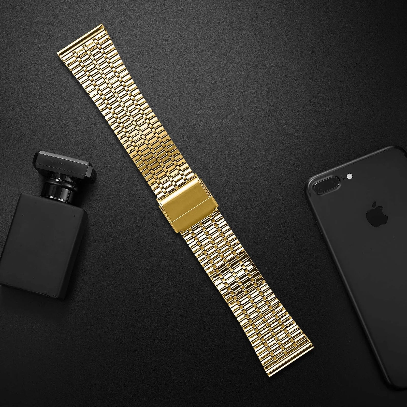 Bracelet acier fine Amazfit Bip 3 (Pro) (or)