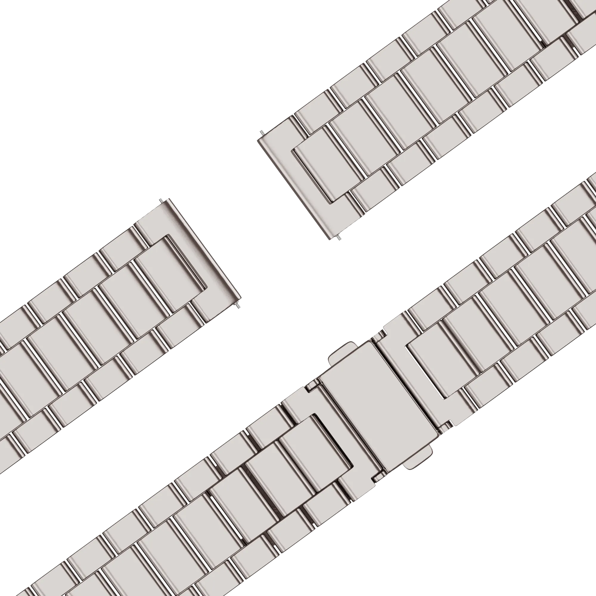 Bandz Bracelet acier 'Classic' Garmin Forerunner 170 (lumière stellaire)