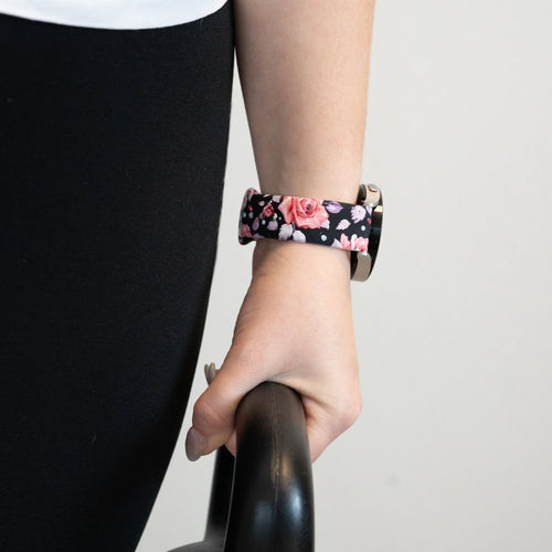 Bandz Bracelet silicone 'fleurs' Coros Apex 2 