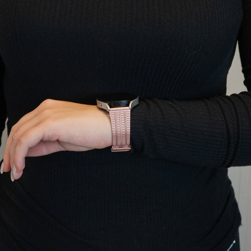 Bandz Bracelet acier ajustable Stahlgear Luna (rose sable)