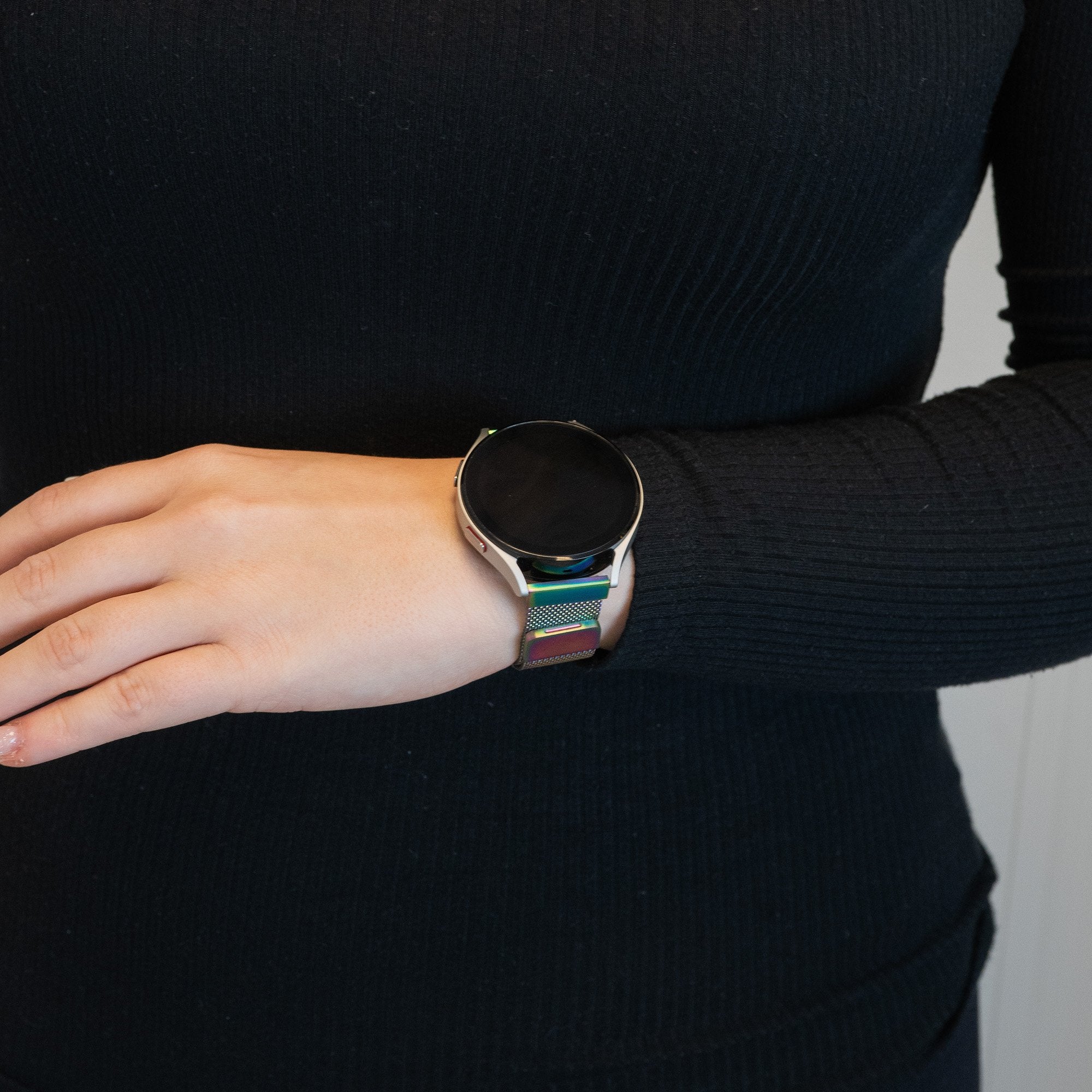 Bandz Bracelet milanais Garmin Venu SQ (arc-en-ciel)