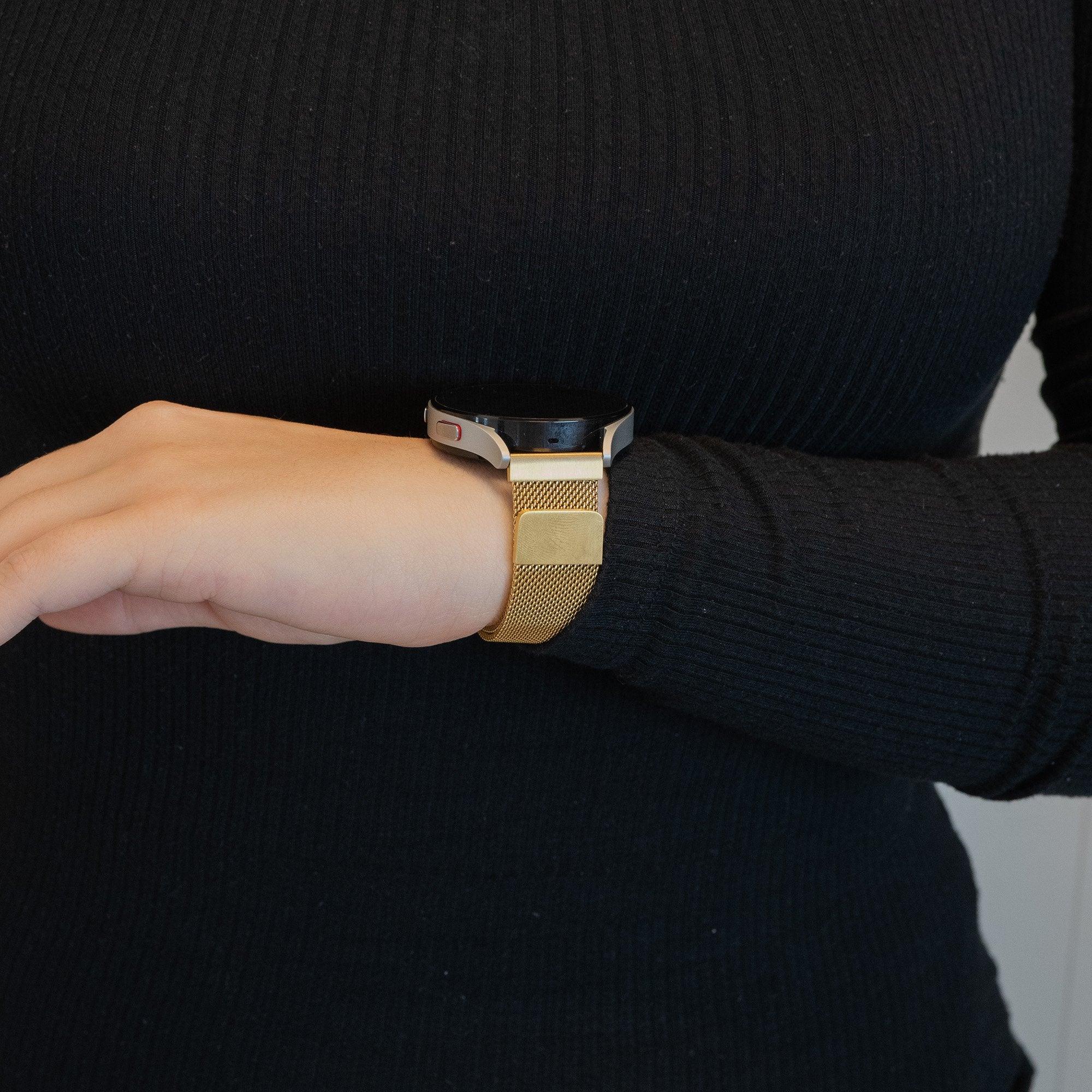 Bandz Bracelet milanais Garmin Venu 2 Plus (doré)