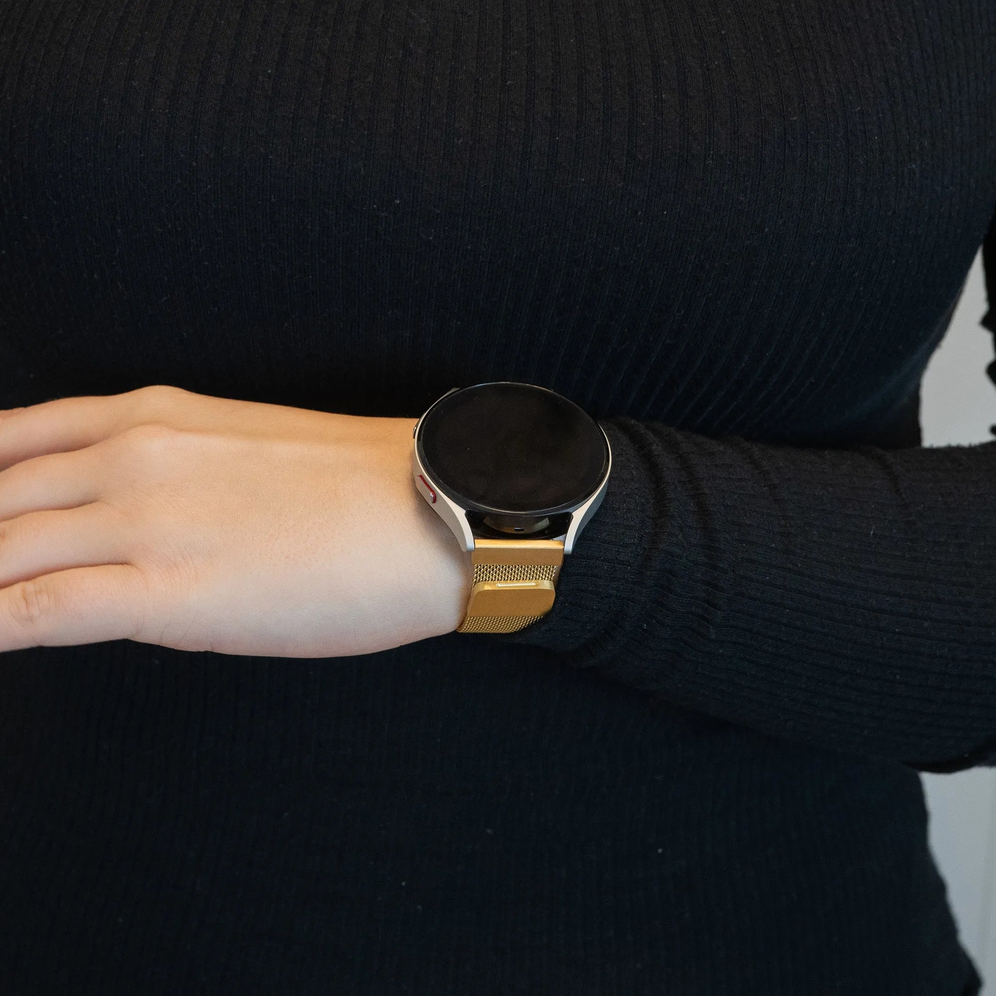 Bandz Bracelet milanais 'Loop' Oozoo Smartwatch 20mm (or)