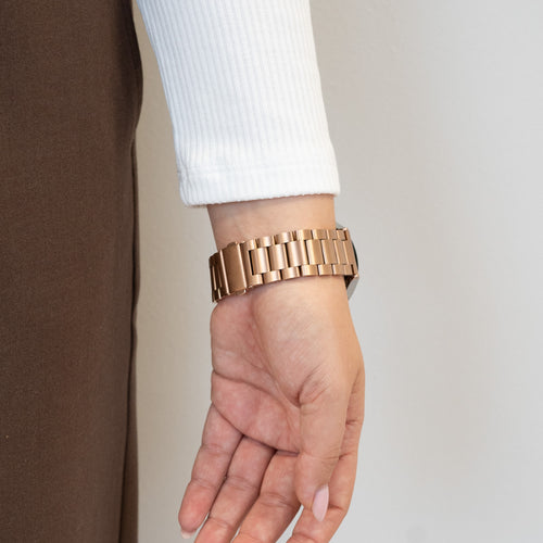 Bandz Bracelet acier "Classic" Samsung Galaxy Watch 6 Classic - 47mm (or rose)