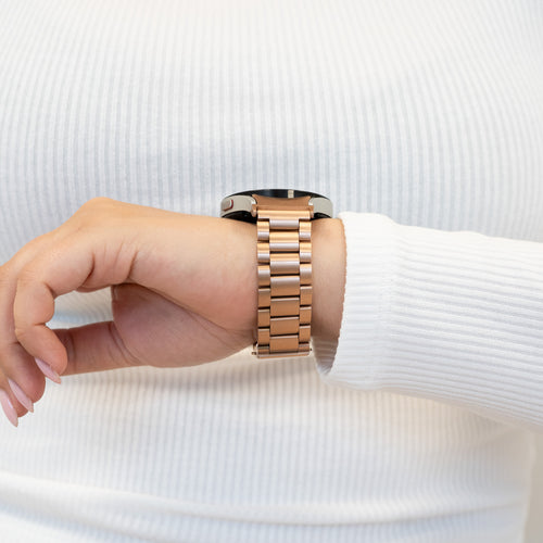 Bandz Bracelet acier "Classic" Samsung Galaxy Watch 5 Pro (or rose)