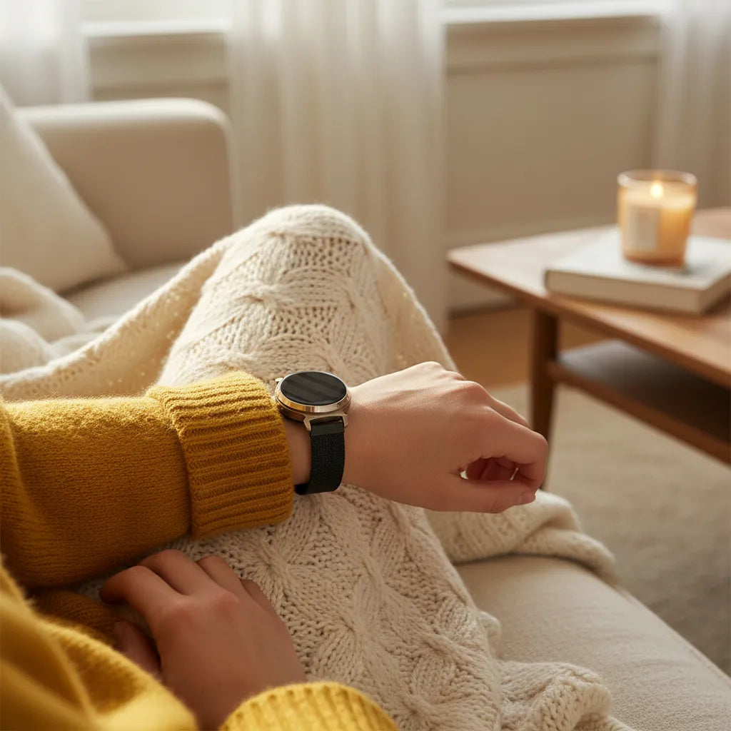 Bracelet milanais Zenwatch Lily (noir)