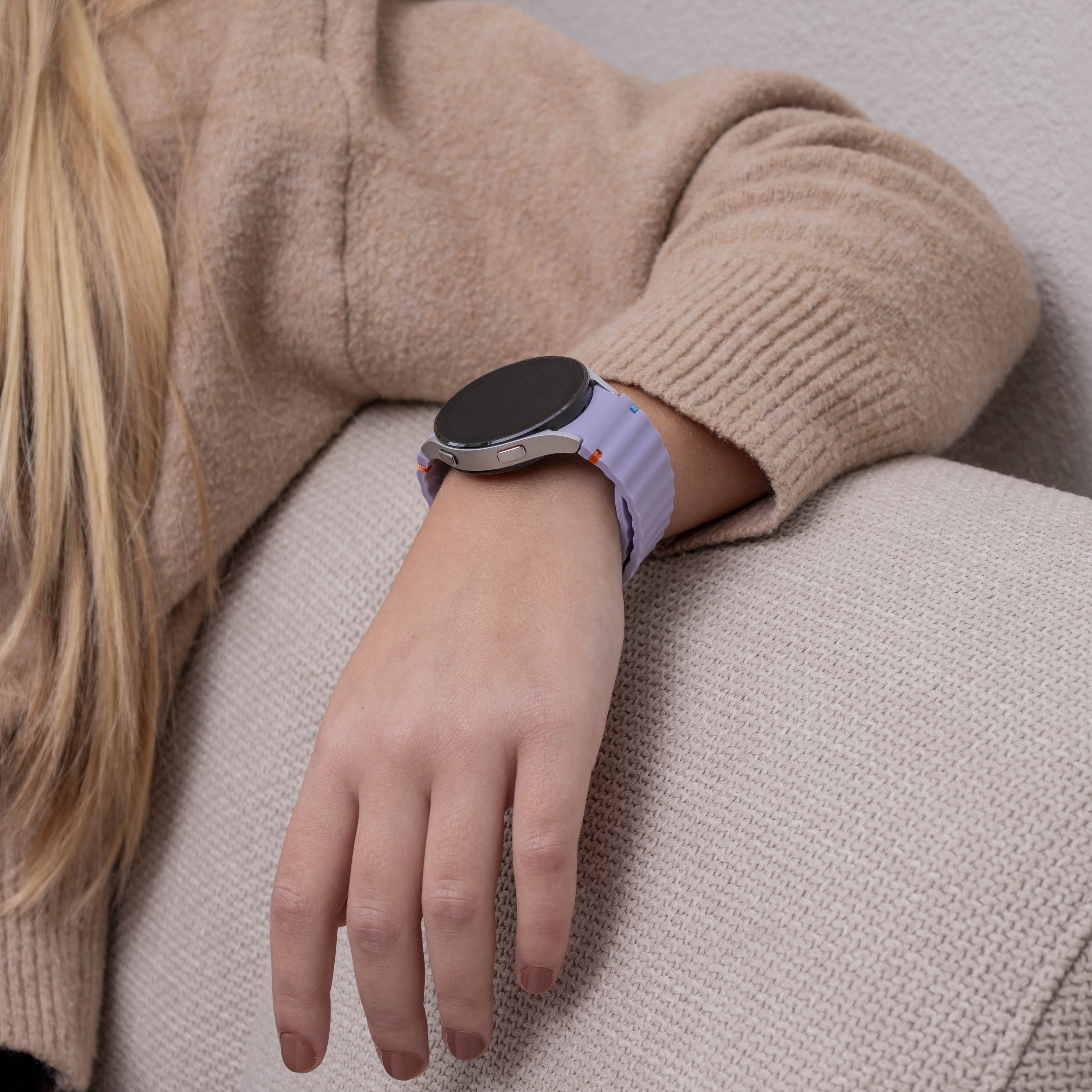 Samsung Galaxy Watch 5 44mm Wave Strap (Light Purple)