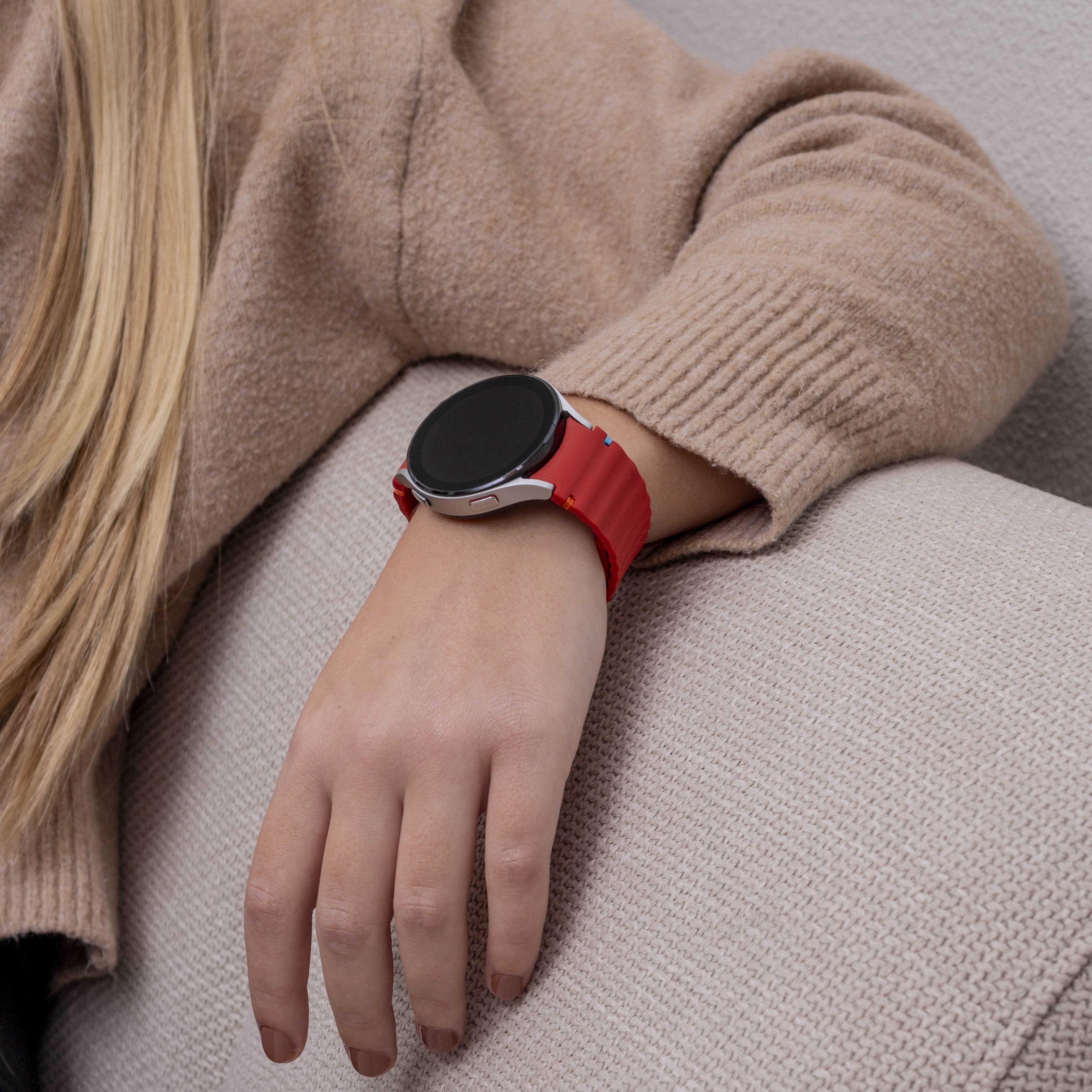 Bracelet Wave Samsung Galaxy Watch 6 - 44mm (rouge)
