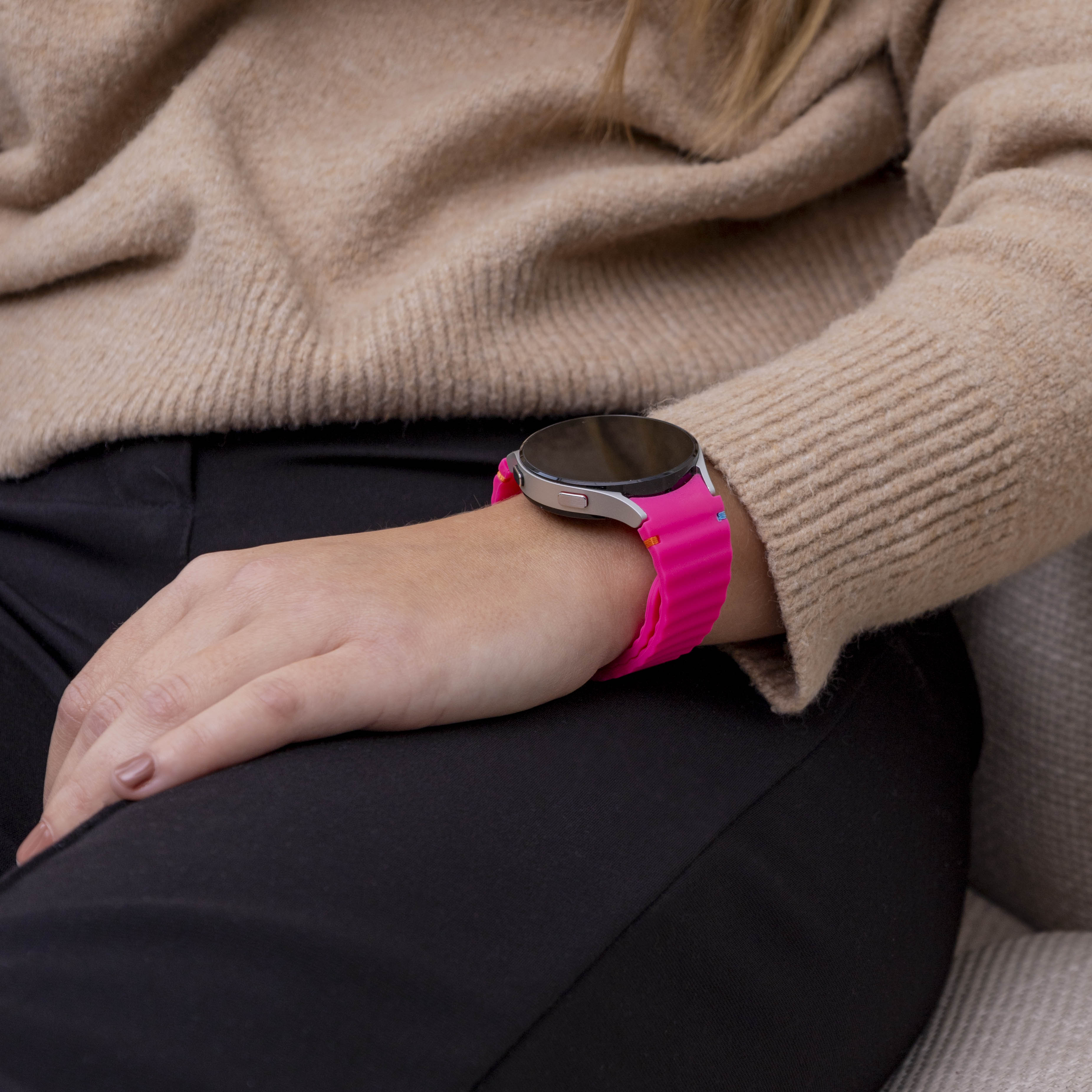 Bracelet Wave Samsung Galaxy Watch FE (rose vif)