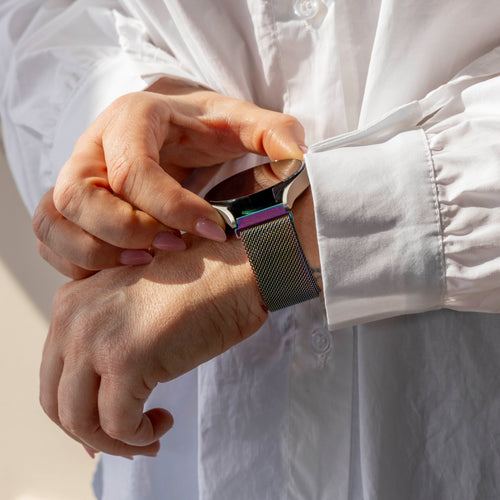 Bracelet milanais Samsung Galaxy Watch 6 - 44mm (arc-en-ciel)