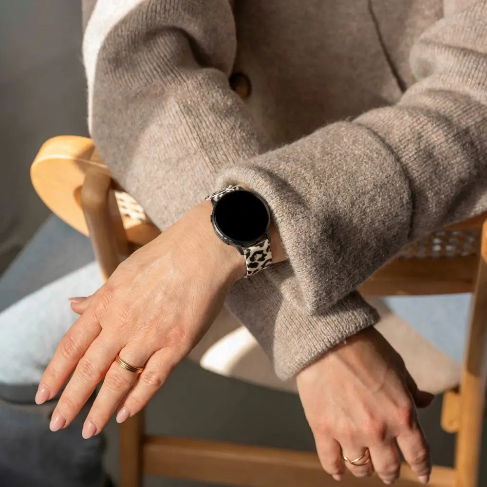 Bandz Bracelet silicone 'Léopard' Garmin Venu SQ 2