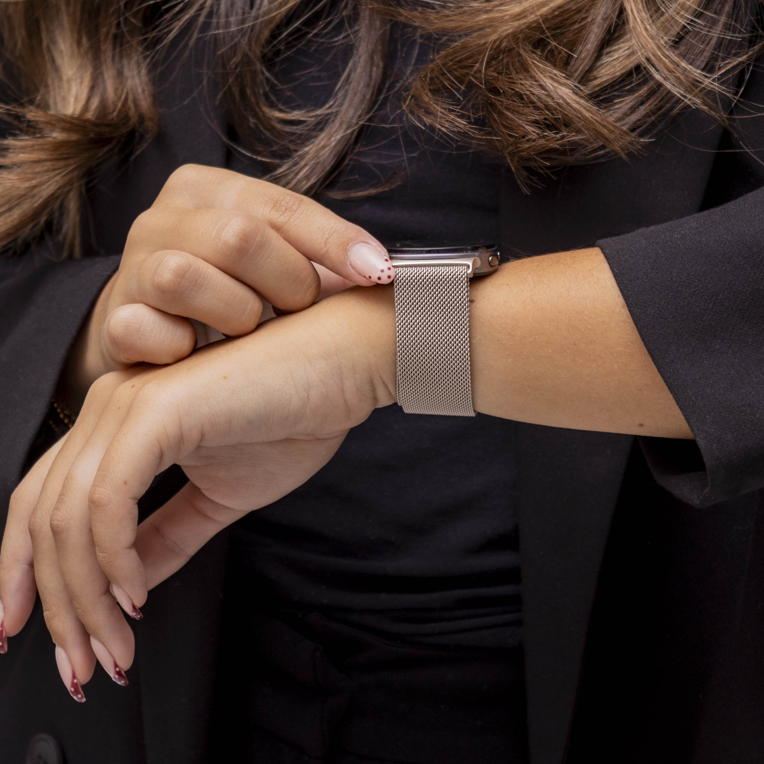 Bracelet milanais Samsung Galaxy Watch 8 - 40mm (retro doré)