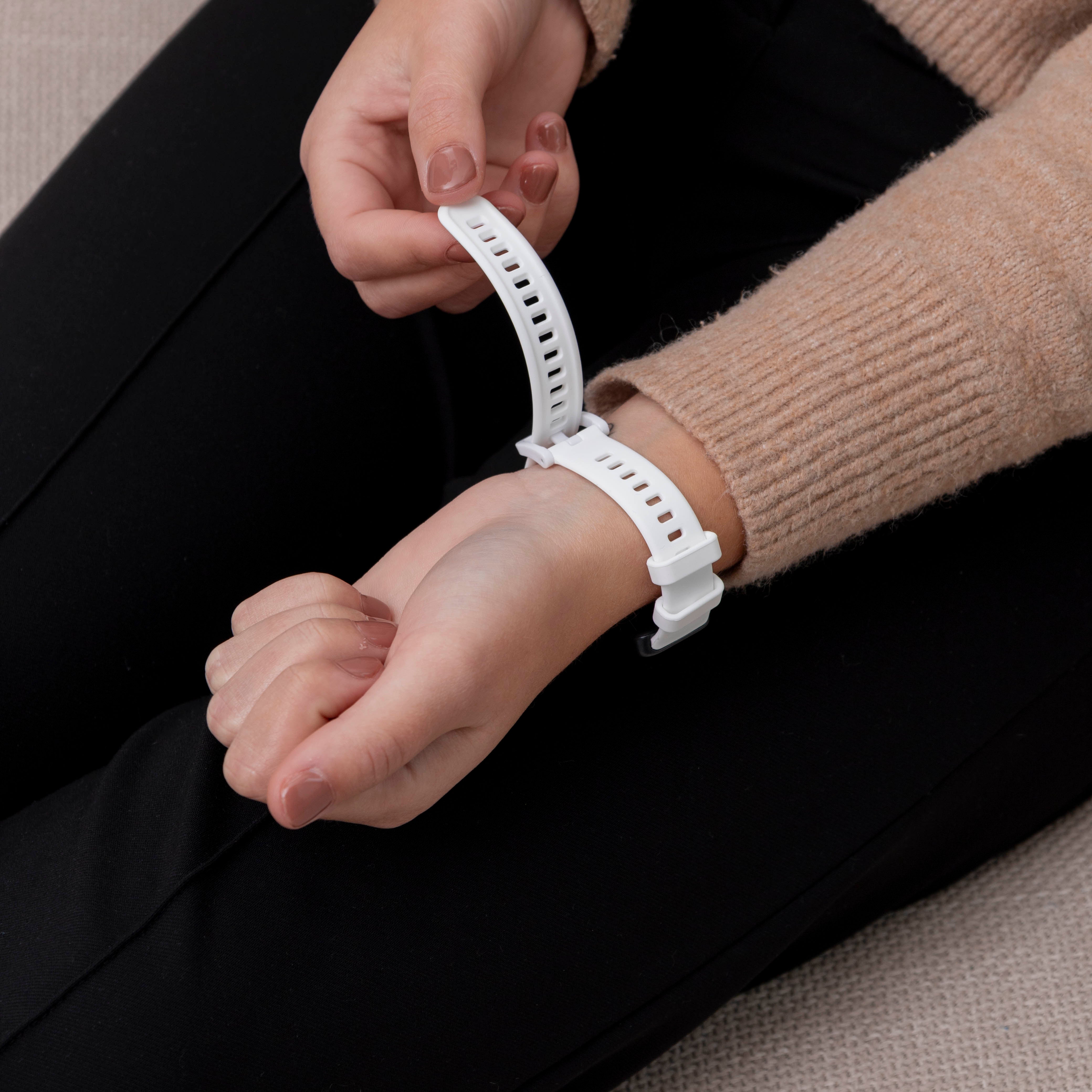 Bracelet silicone classique Huawei Band 9 (blanc)