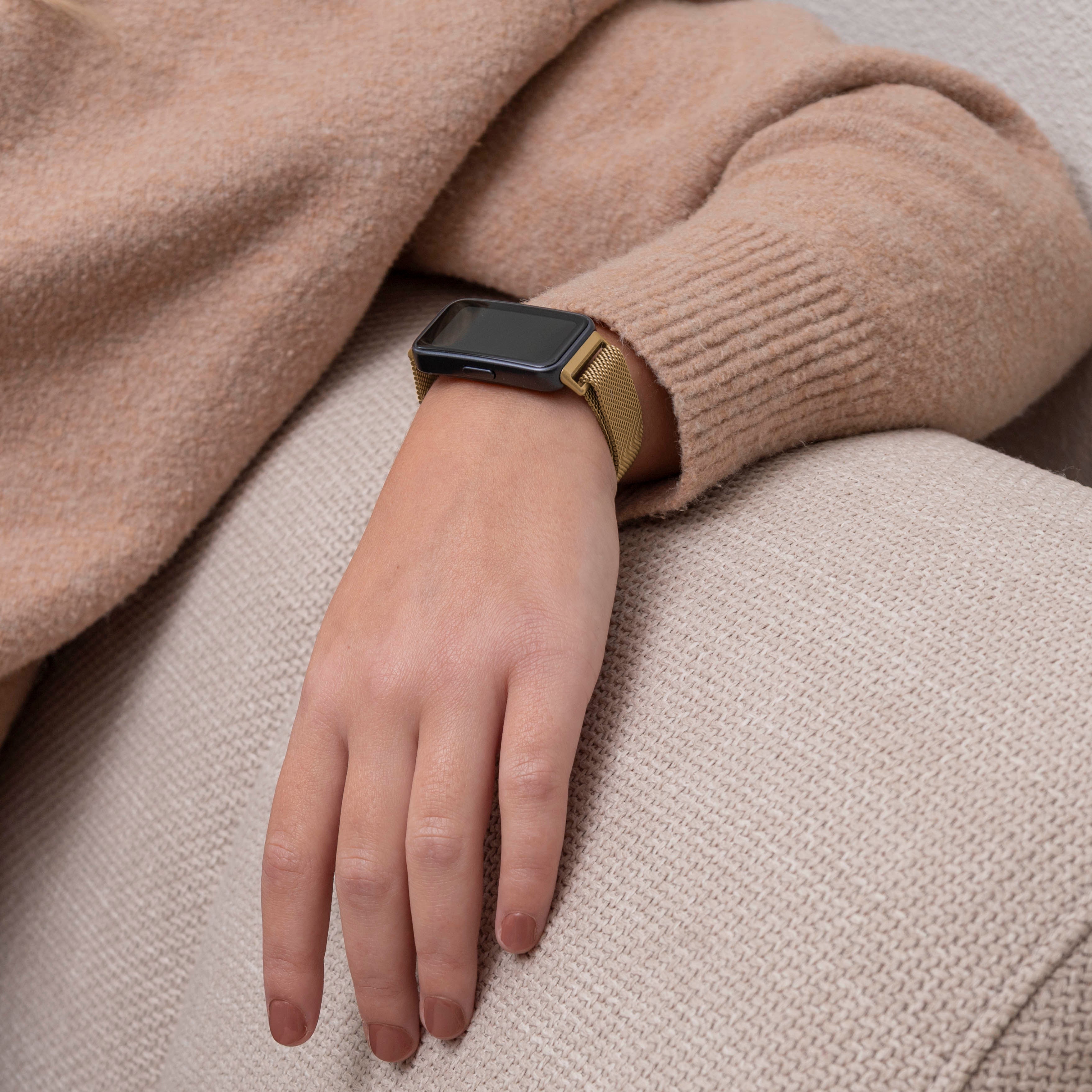 Bracelet Milanais Huawei Band 8 (or)