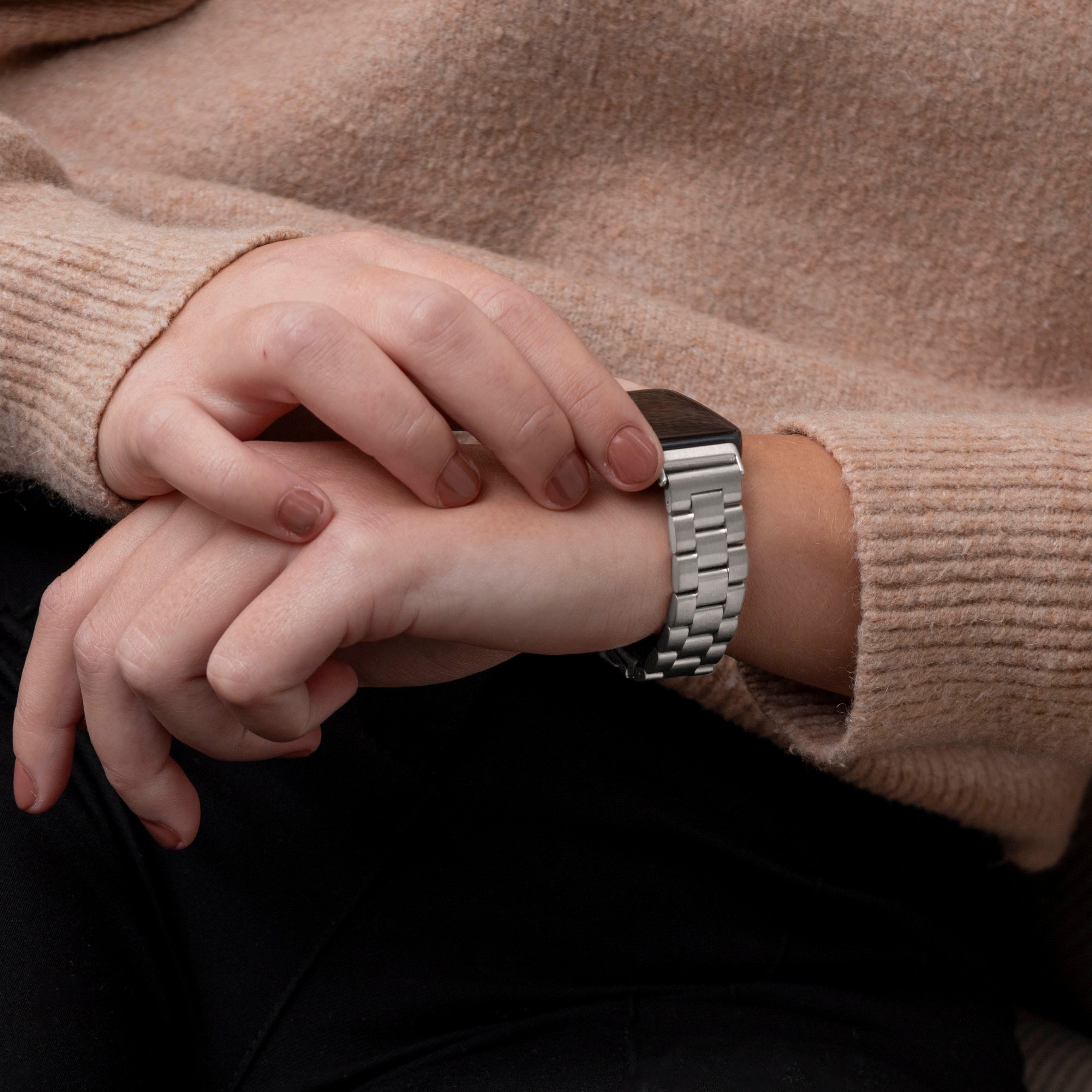 Bracelet acier Huawei Band 8 (argent)