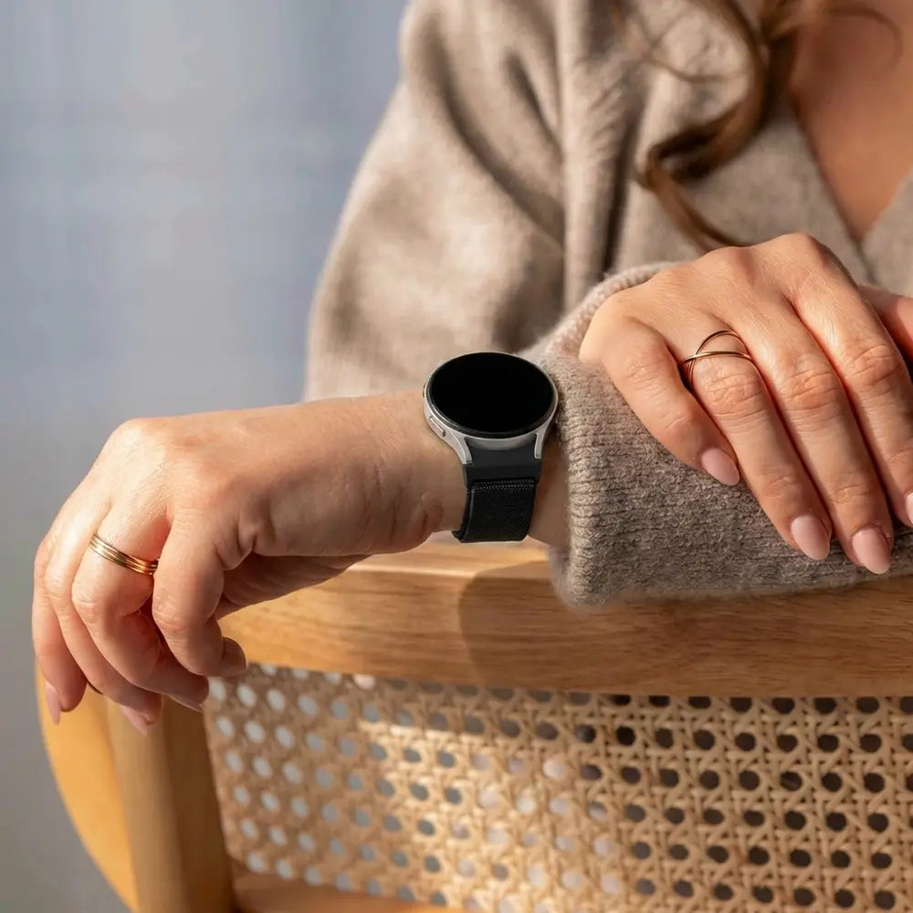 Bandz Bracelet elastique 'Easy Fit' Samsung Galaxy Watch FE (noir)